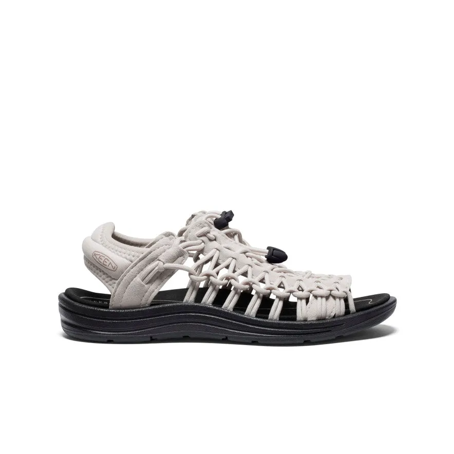 Women's UNEEK II Open-Toe Sneaker  |  Silver Birch/Black Zip   Up High Top Look