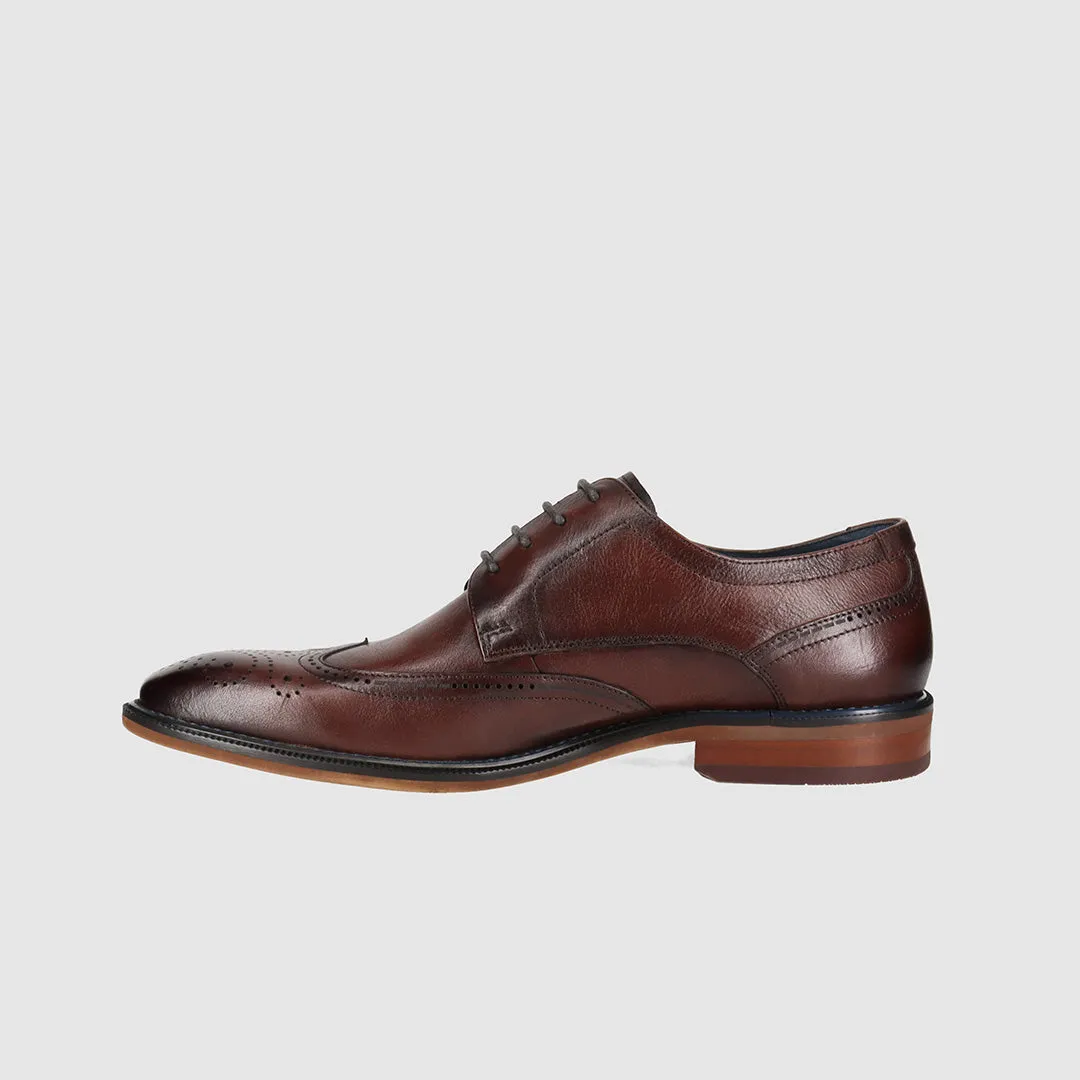 Perfect Form Professional Style Charles Dress Shoes Dark Brown