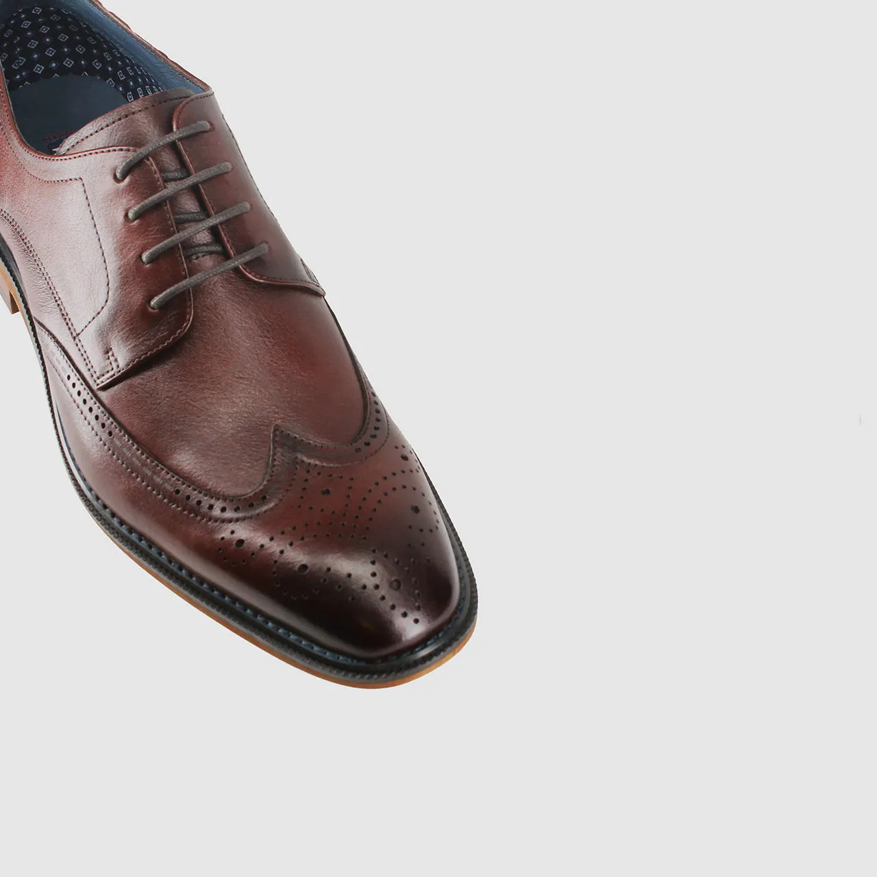 Charles Dress Shoes Dark Brown Icon Shade Confident Walk
