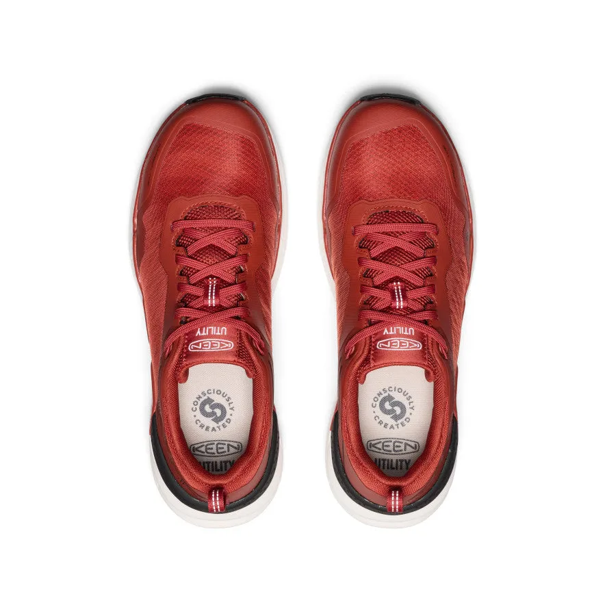Men's Speedworks Work Sneaker (Carbon Toe)  |  Red Ochre/Black Fashionable Shock Resistance