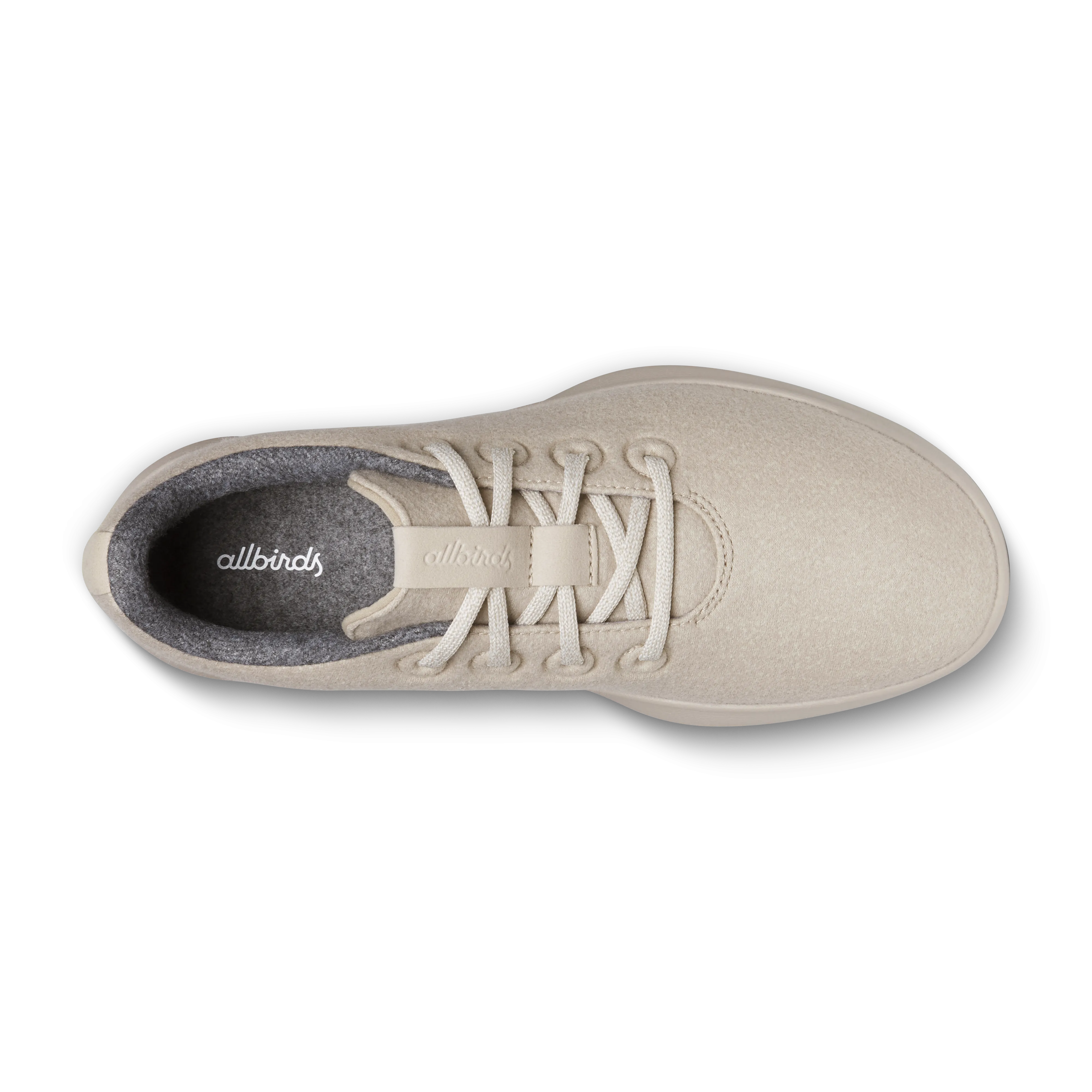 Ergonomic Fit Women's Wool Runner NZ - Rugged Beige (Rugged Beige Sole)