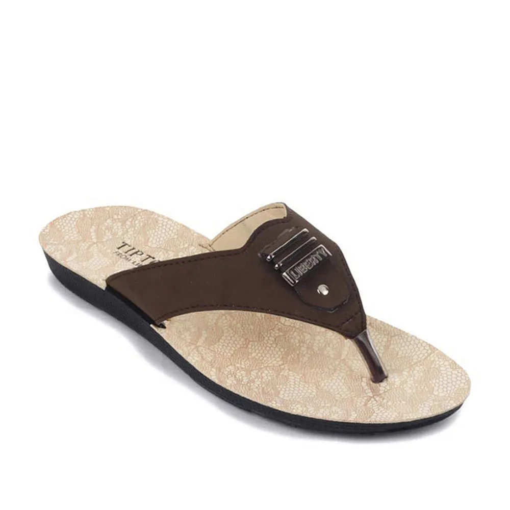 A-HA By Liberty 2089-011 Women Casual Brown Slippers Fashionable Park Day