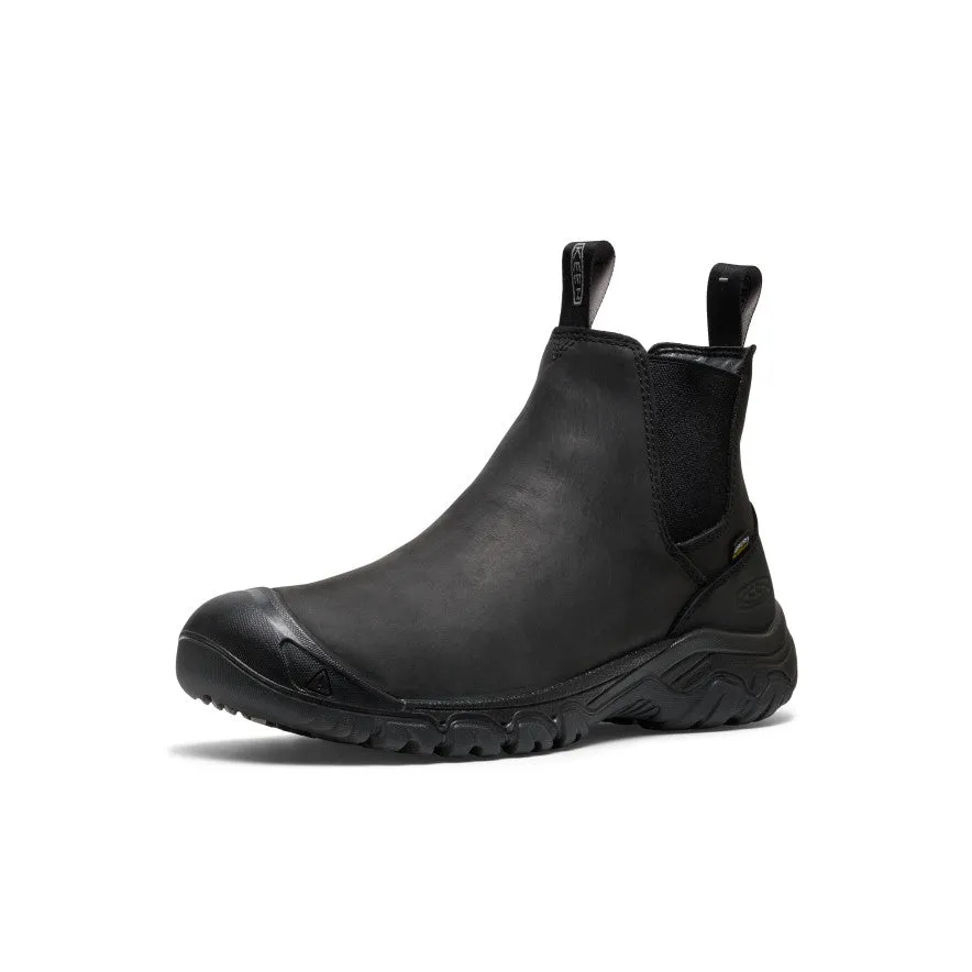 High impact AntiSlip Men's Anchorage IV Waterproof Boot  |  Black/Black