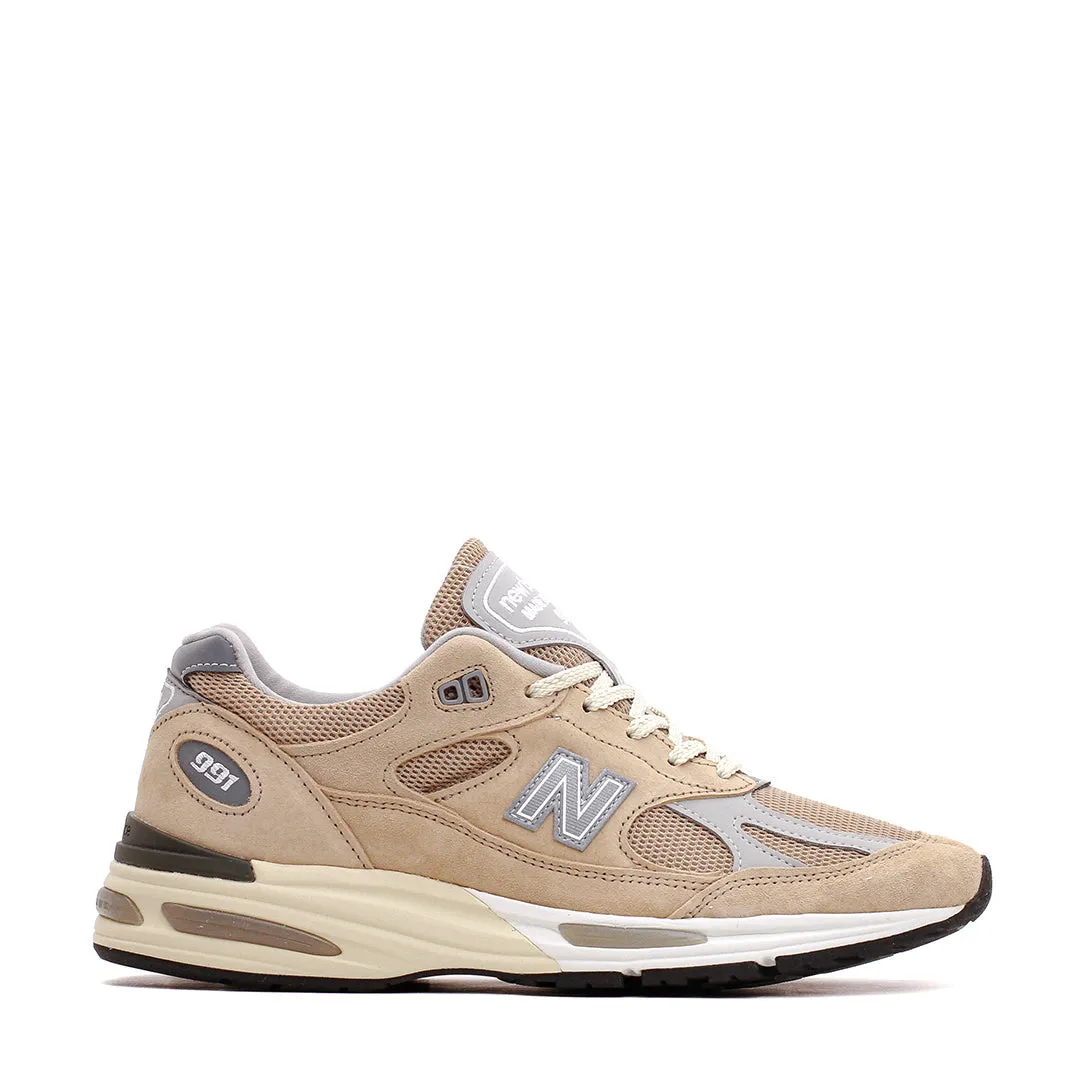 New Balance Unisex Made in UK 991v2 Cuban Sand U991BE2 Snow Warm Nordic Tone
