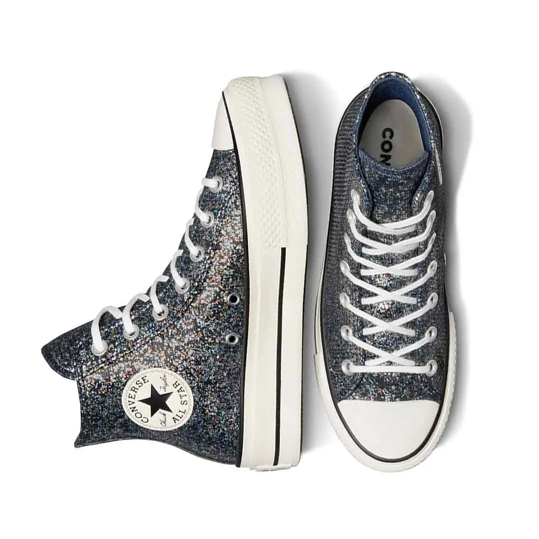 Toe box Ventilated Mesh Cold Weather Converse - Women's Chuck Taylor All Star Lift Platform Glitter High Top Shoes (A09551C)