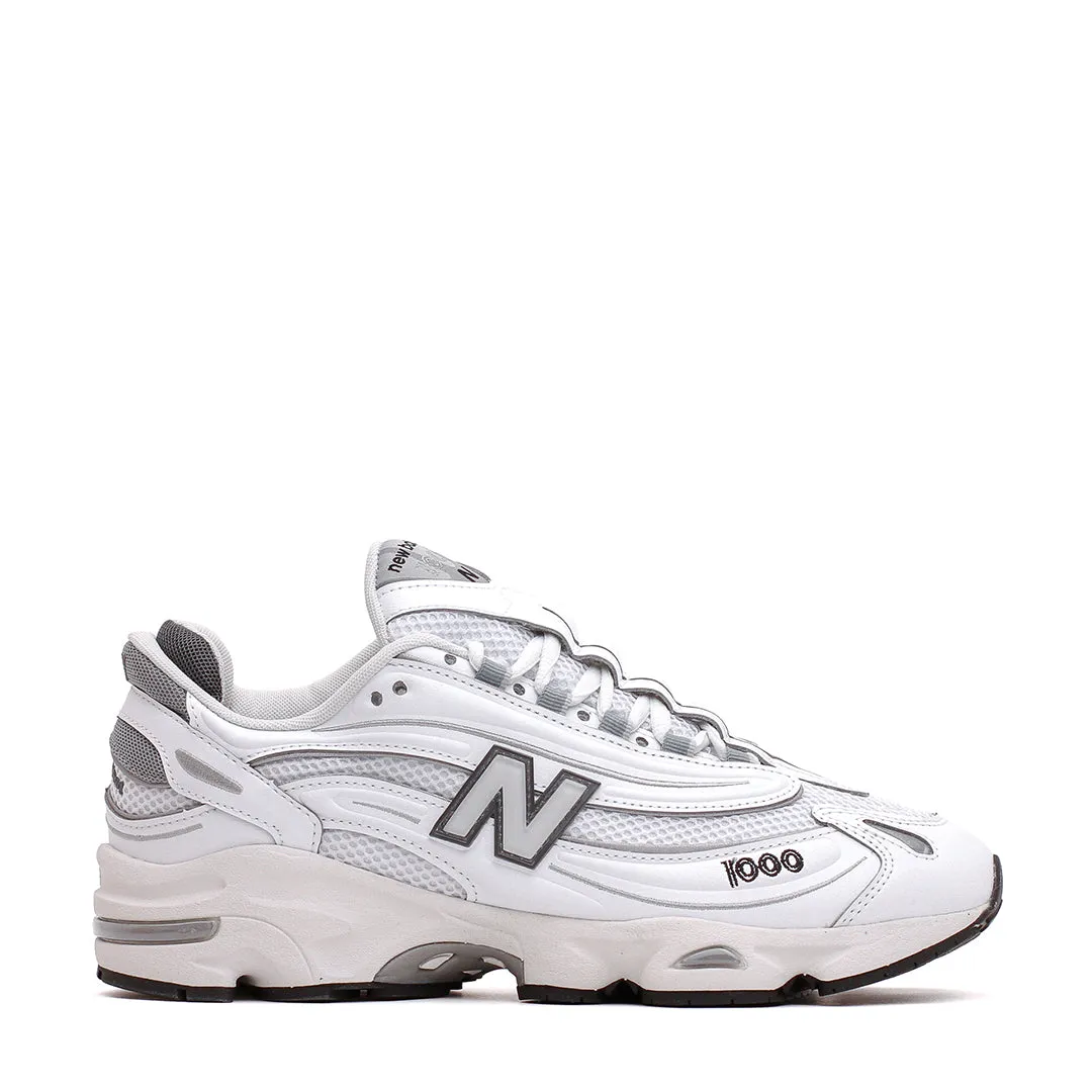 New Balance Men 1000 White M1000D Low Profile Ventilated Mesh Cold Weather
