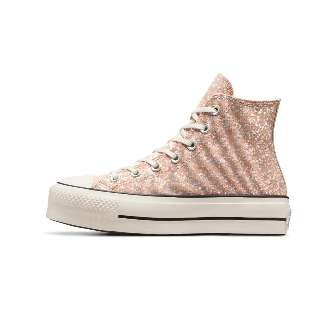 Slip On Summer cool Converse - Women's Chuck Taylor All Star Lift Platform Glitter High Top Shoes (A09422C)