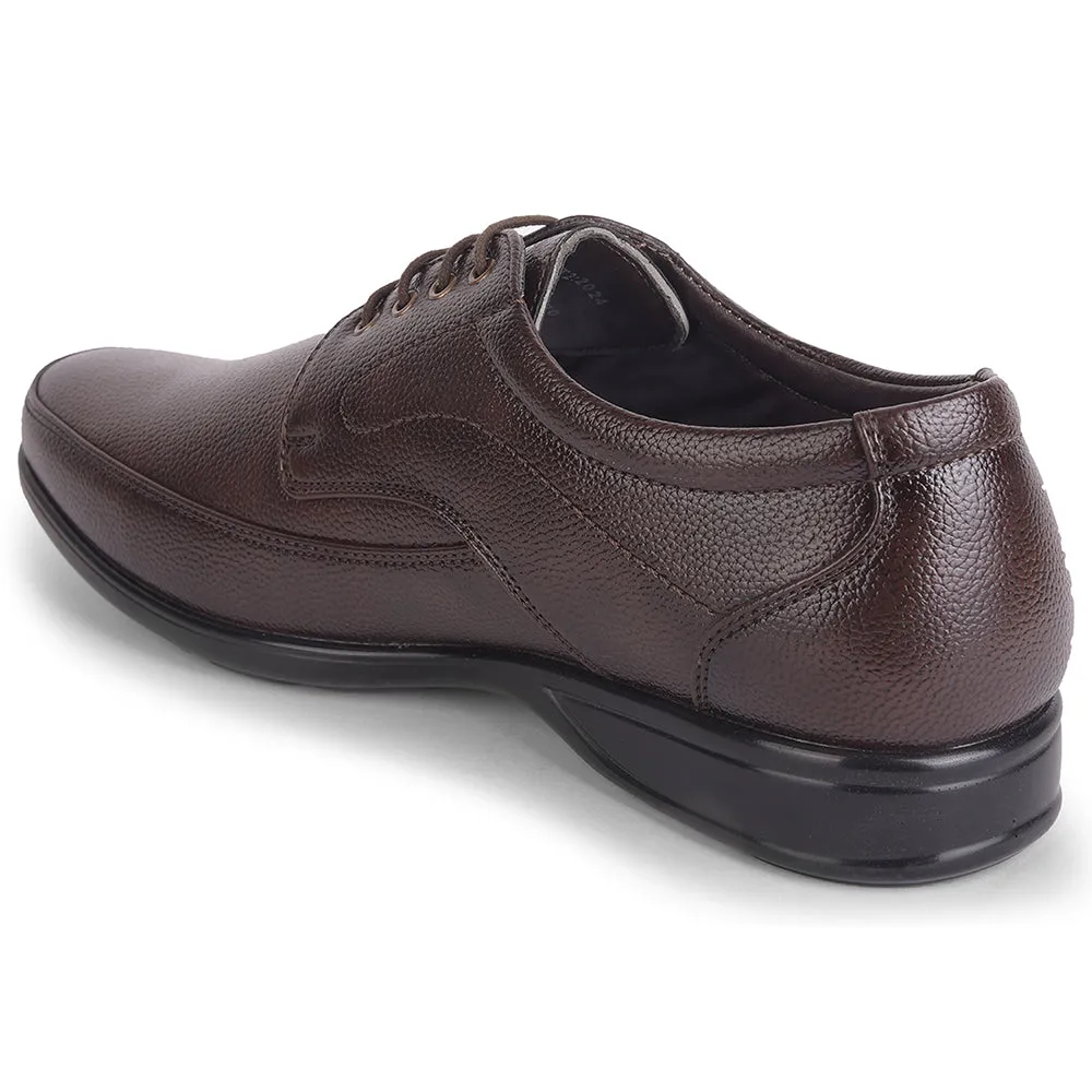 Fortune Brown Lacing Formal Derby Shoes For Men HML-5E By Liberty Wind Proof