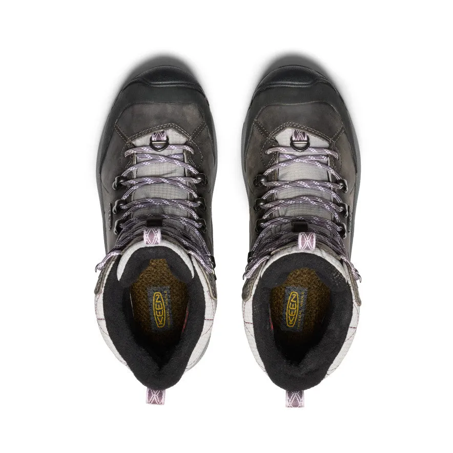 Anti Slip Edge Simple Relax Fit Women's Revel IV High Polar Waterproof Boot  |  Steel Grey/Orchid Petal