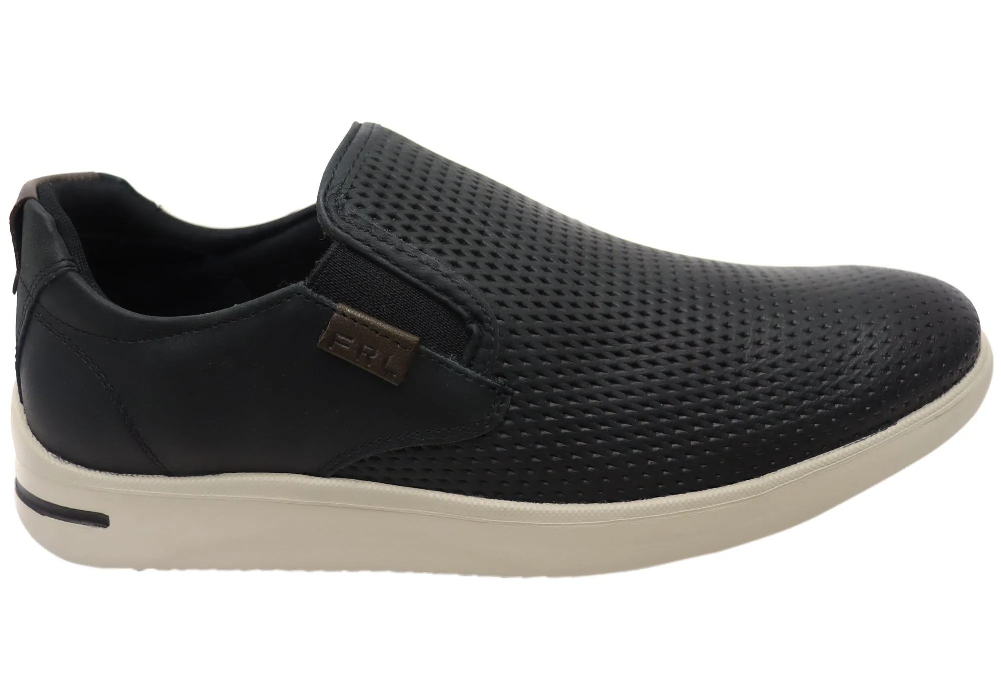 Bright Jog Modern Design Ferricelli Perry Mens Brazilian Comfort Leather Slip On Casual Shoes