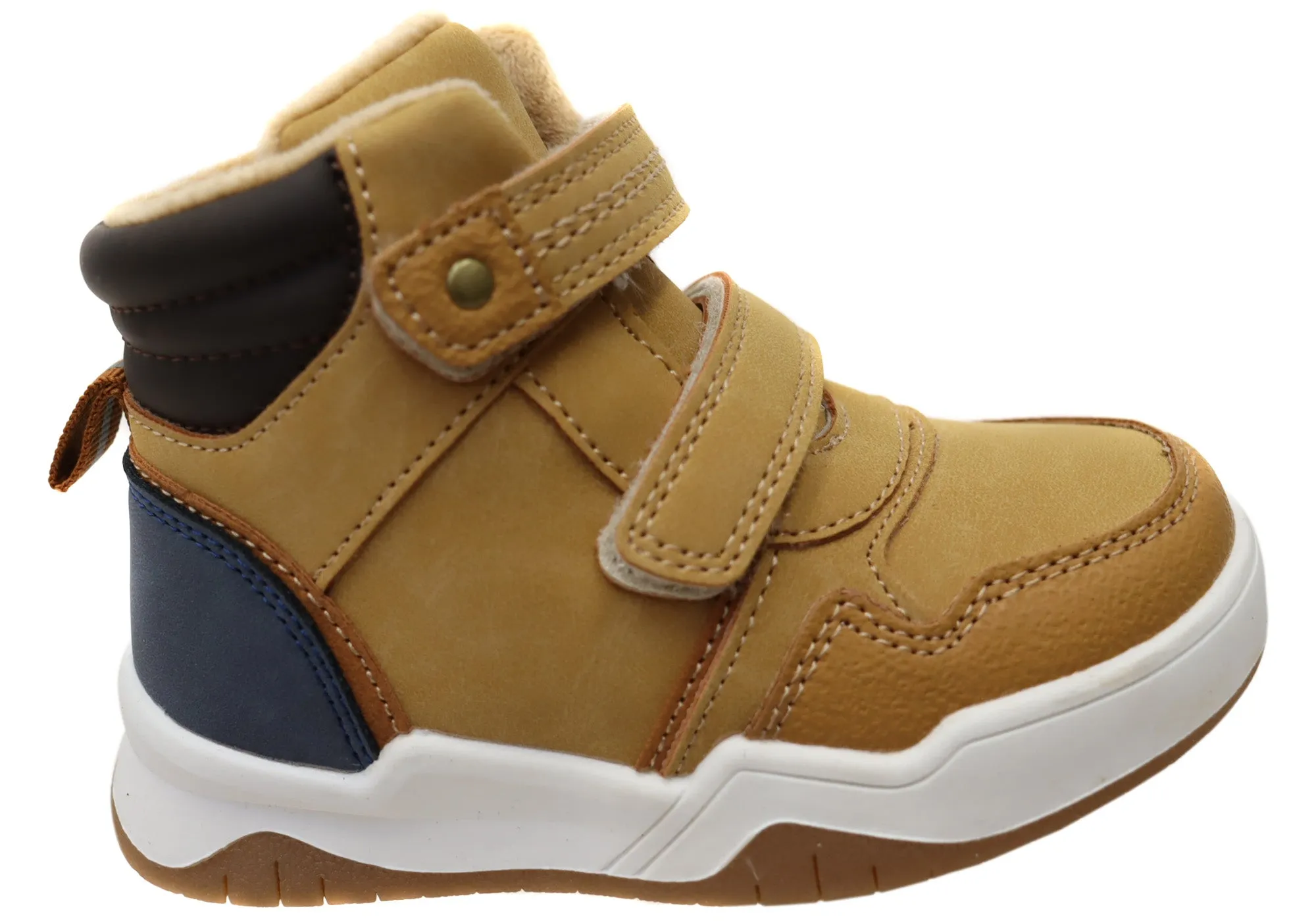Breathable Material Grosby Alfie Boys Kids Comfortable Boots With Adjustable Straps