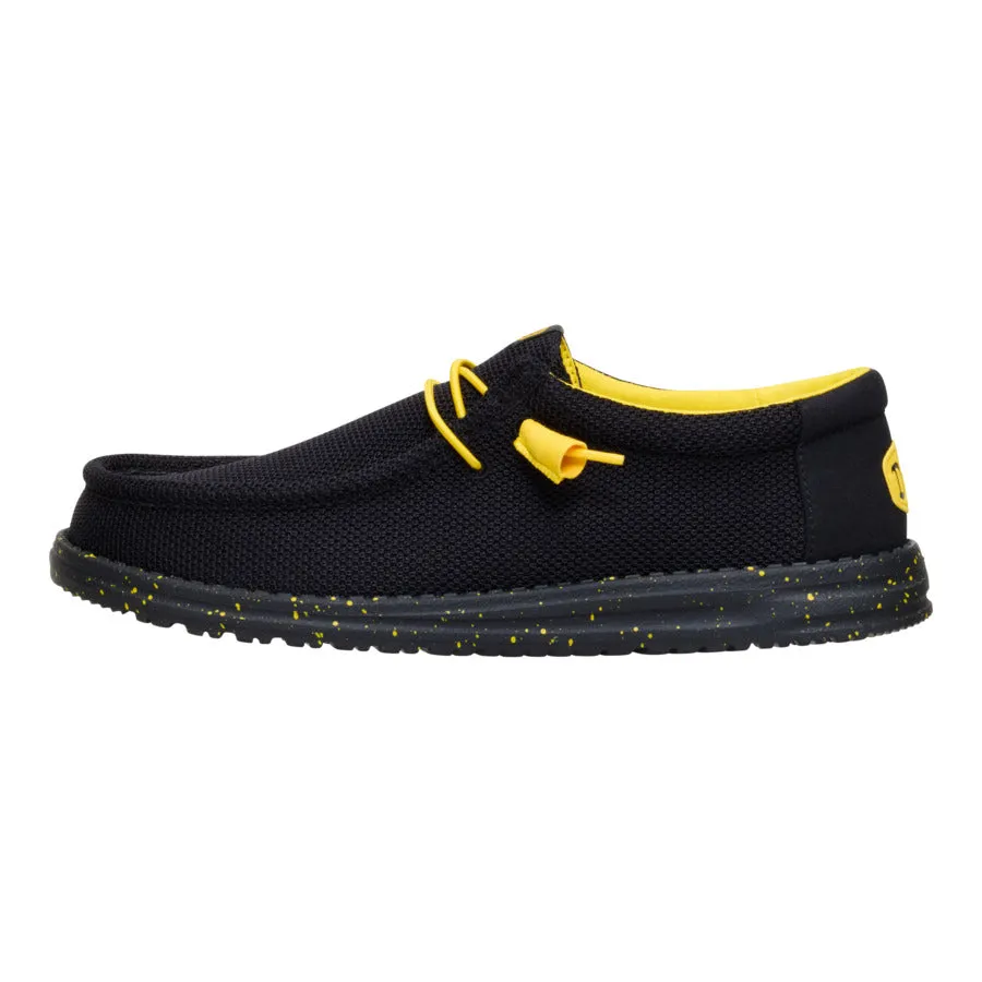 Wally Stretch Sox - Black/Yellow All Terrain Health Focused Run Free