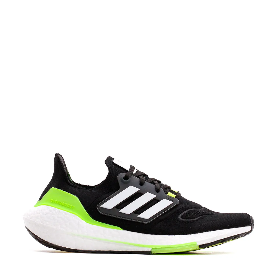 Anti Odor Outdoor Explorers Adidas Running Men Ultraboost 22 Black Green GX6640