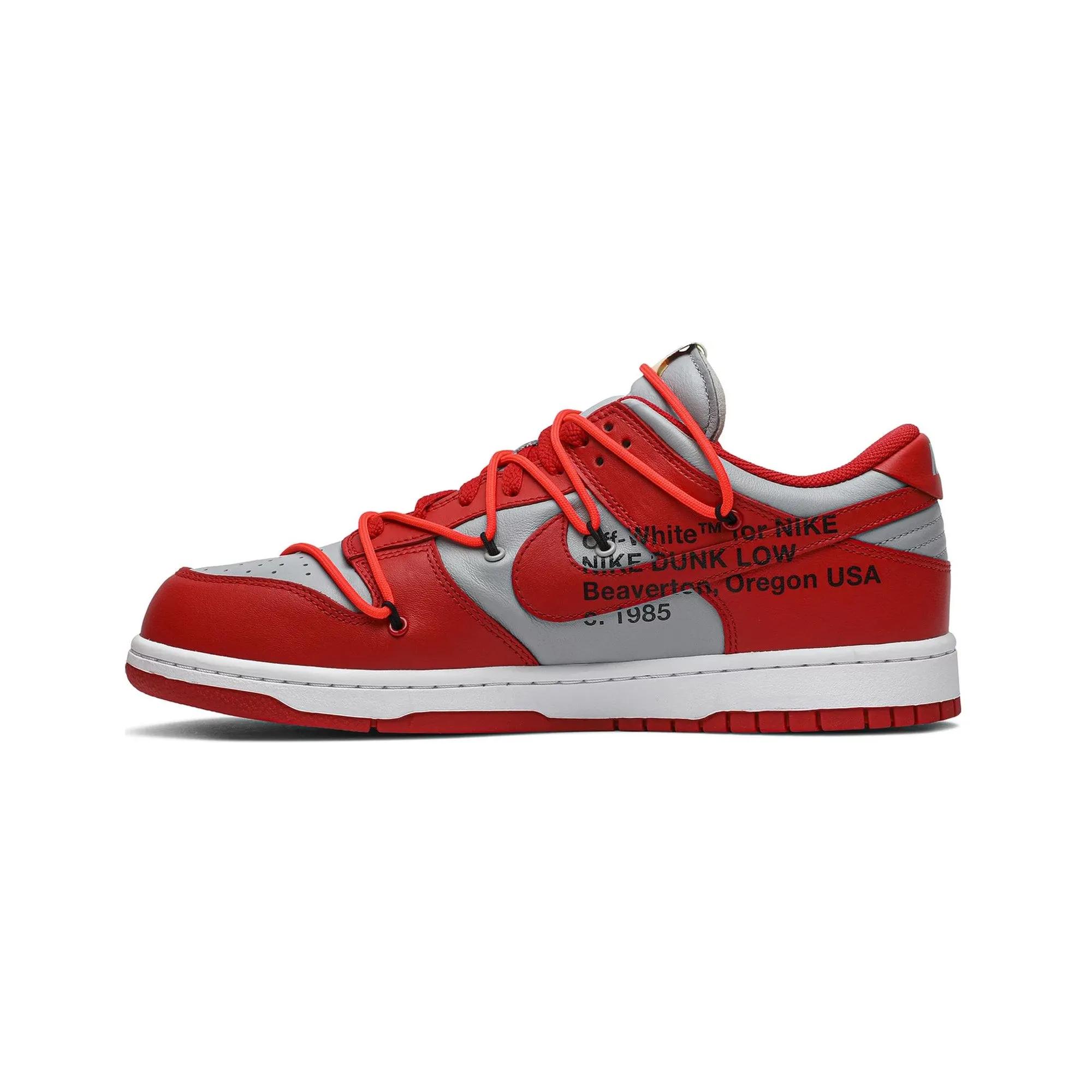 Flexible Design Heritage Line Dunk Low x Off-White - University Red (New)