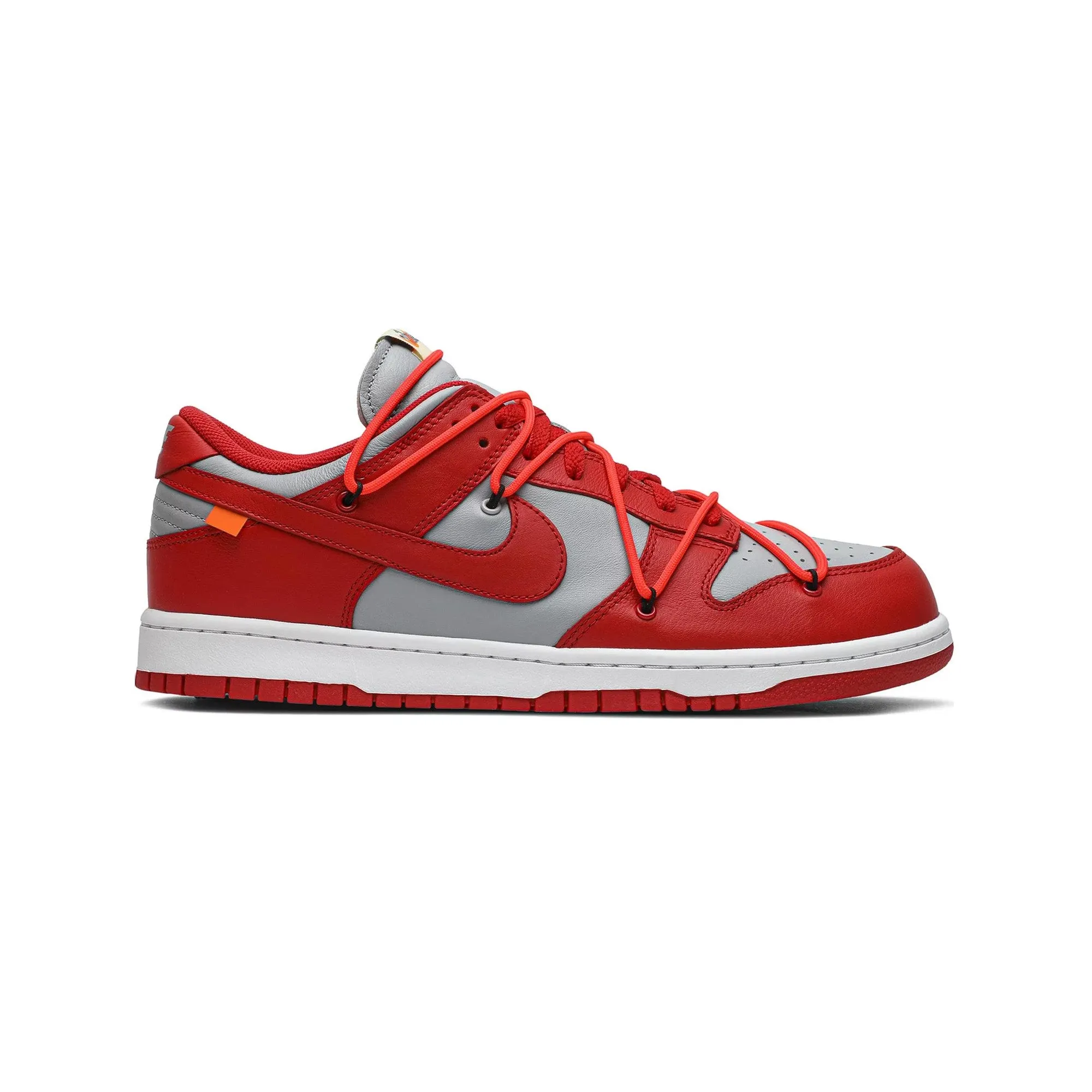 Dunk Low x Off-White - University Red (New) Modern Edge Feather Light Urban Stroll