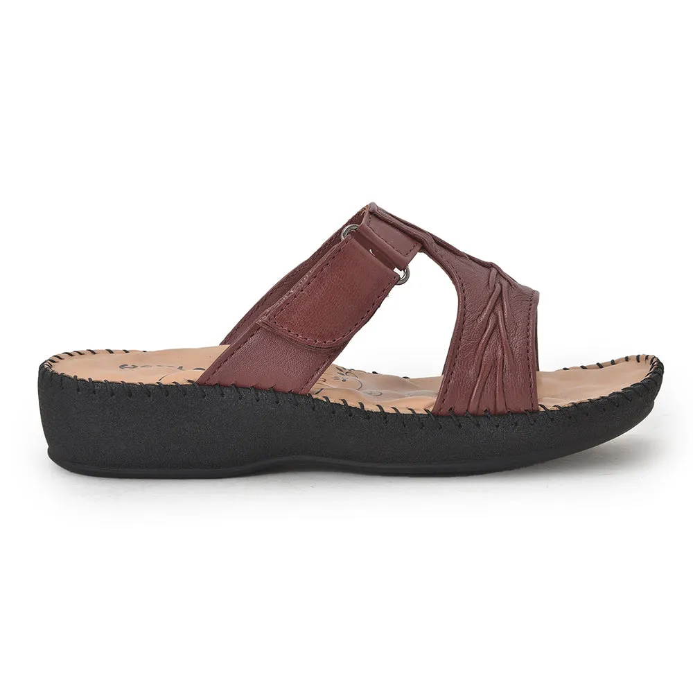 Healers Comfort (Cherry) Slippers For Women DR-526 By Liberty Shine Tone