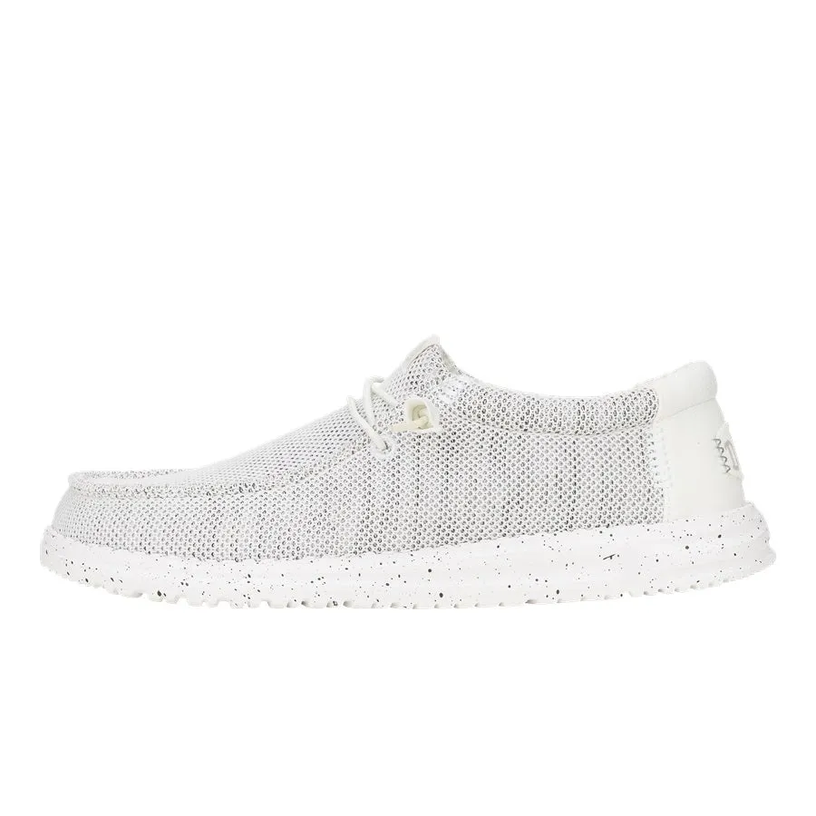 Wally Stretch Sox Wide - Storm White New In