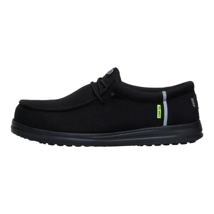 Baby Soft Wally Work Comp Toe Wide - Black/Black