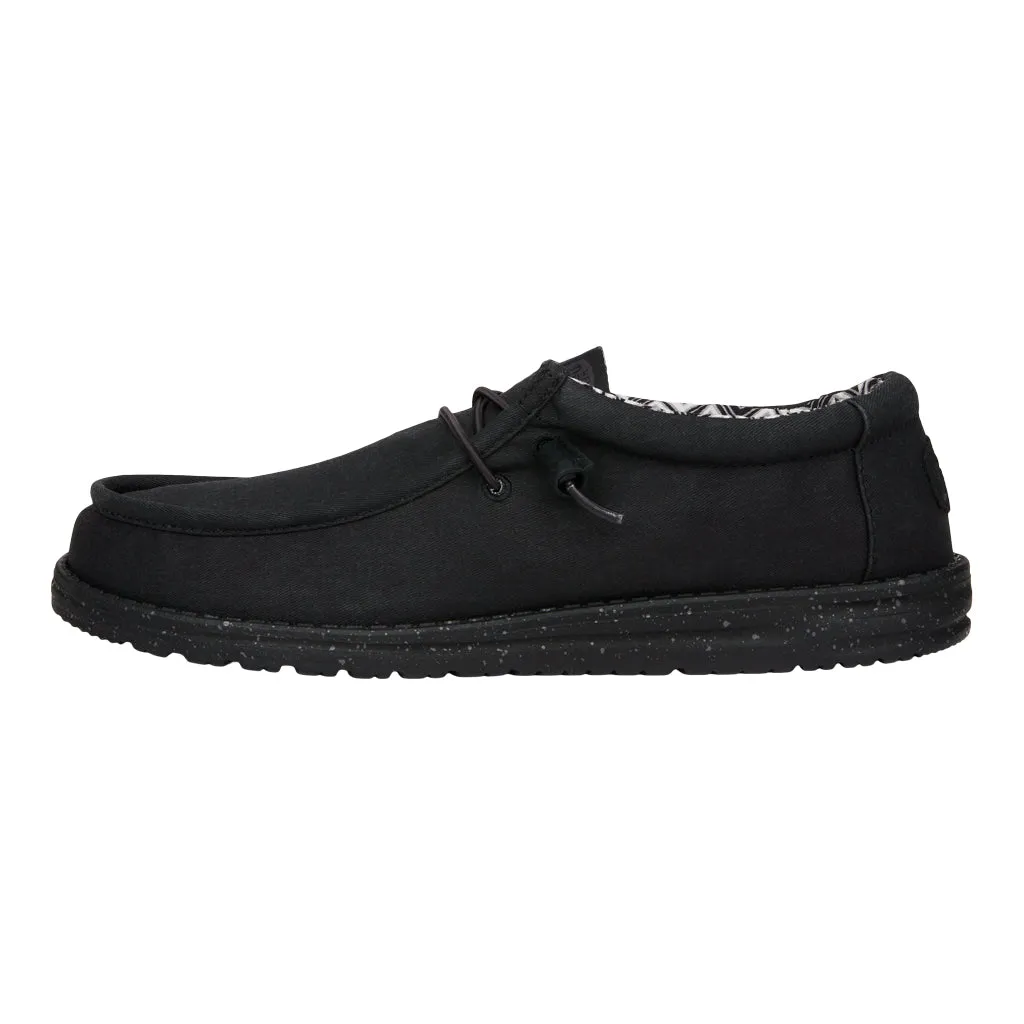 Wally Stretch Canvas - Black/Black Joint Care Supportive Core Fitness Training