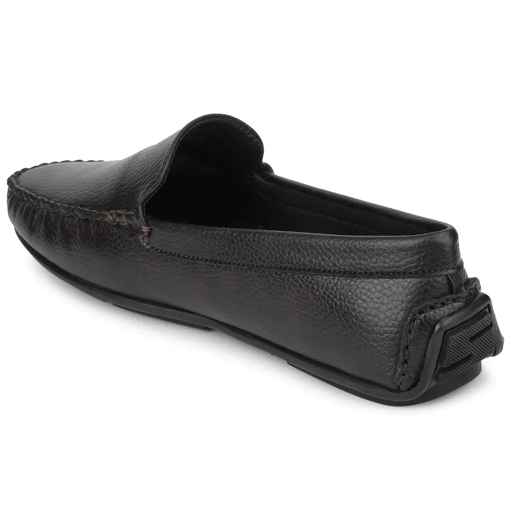 soft fit Height Aid Fortune Brown Casual Loafers For Men AVL-4 By Liberty