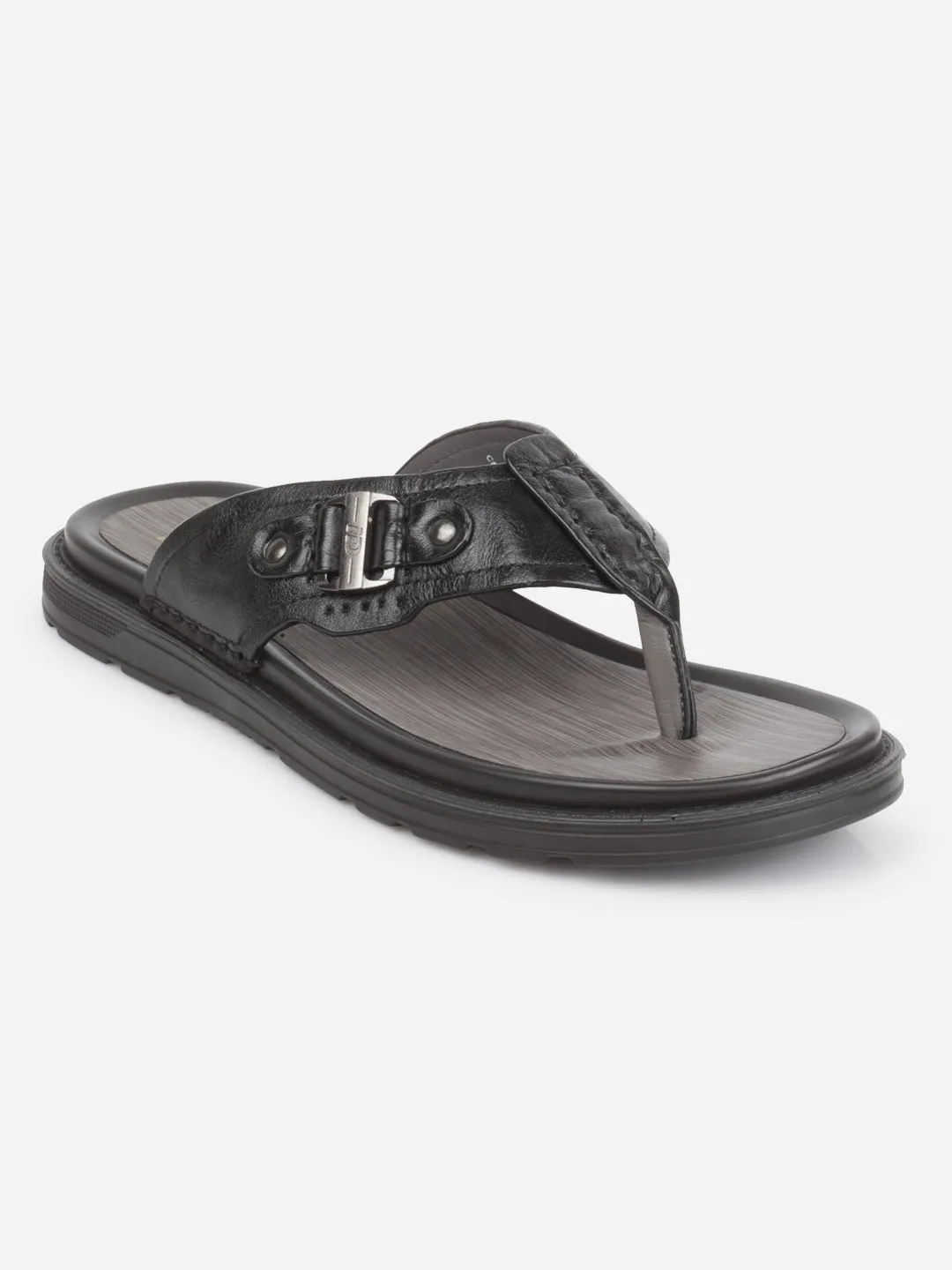 Men's Black Thong Sandal (ID4241) Meadow Glow