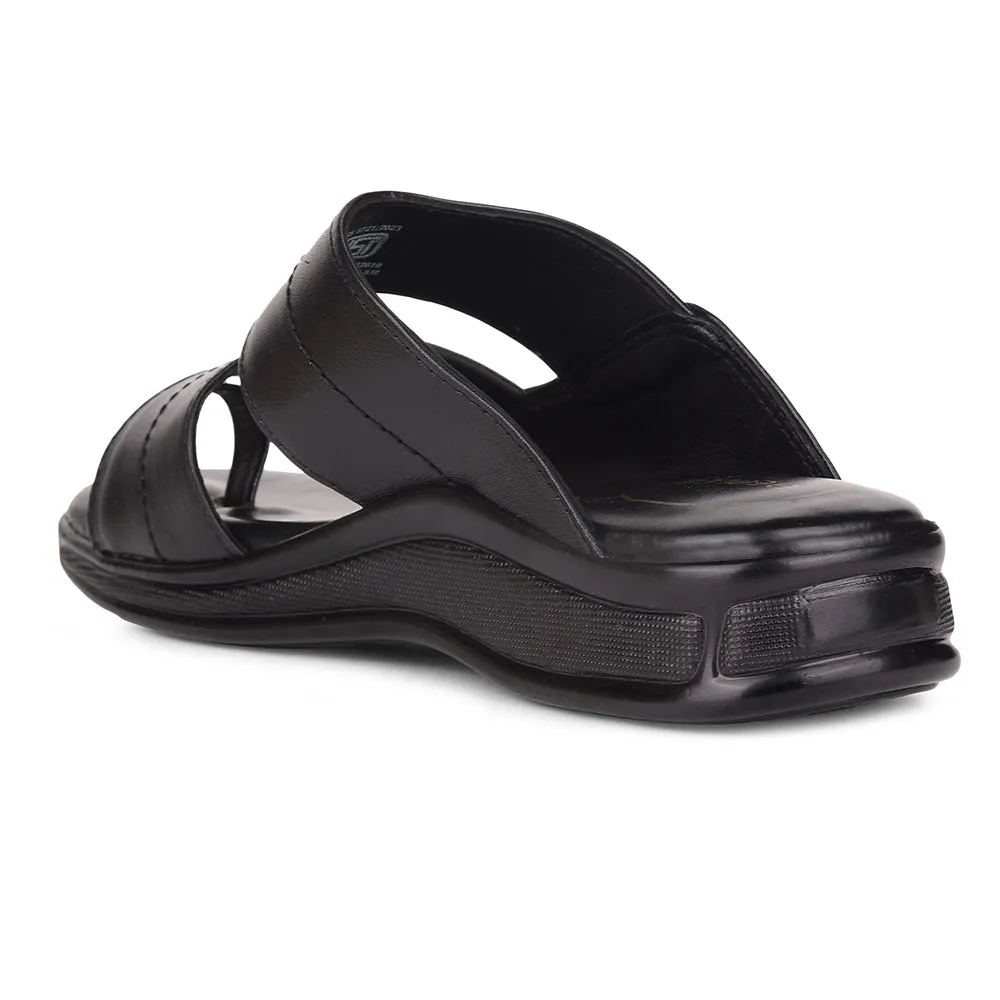 Lace Up Style Healers By Liberty 2050-905 Casual Slippers For Men - Black