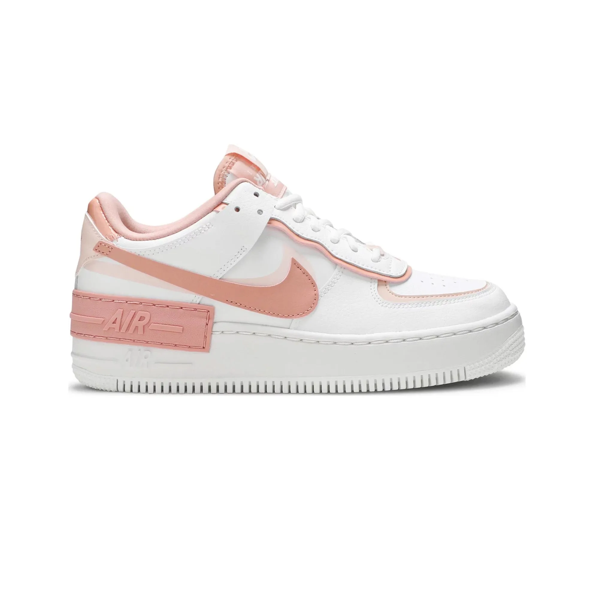 Closet Core Smart Fit Nike Air Force 1 Low Shadow 'White Coral Pink' Women's (2020)