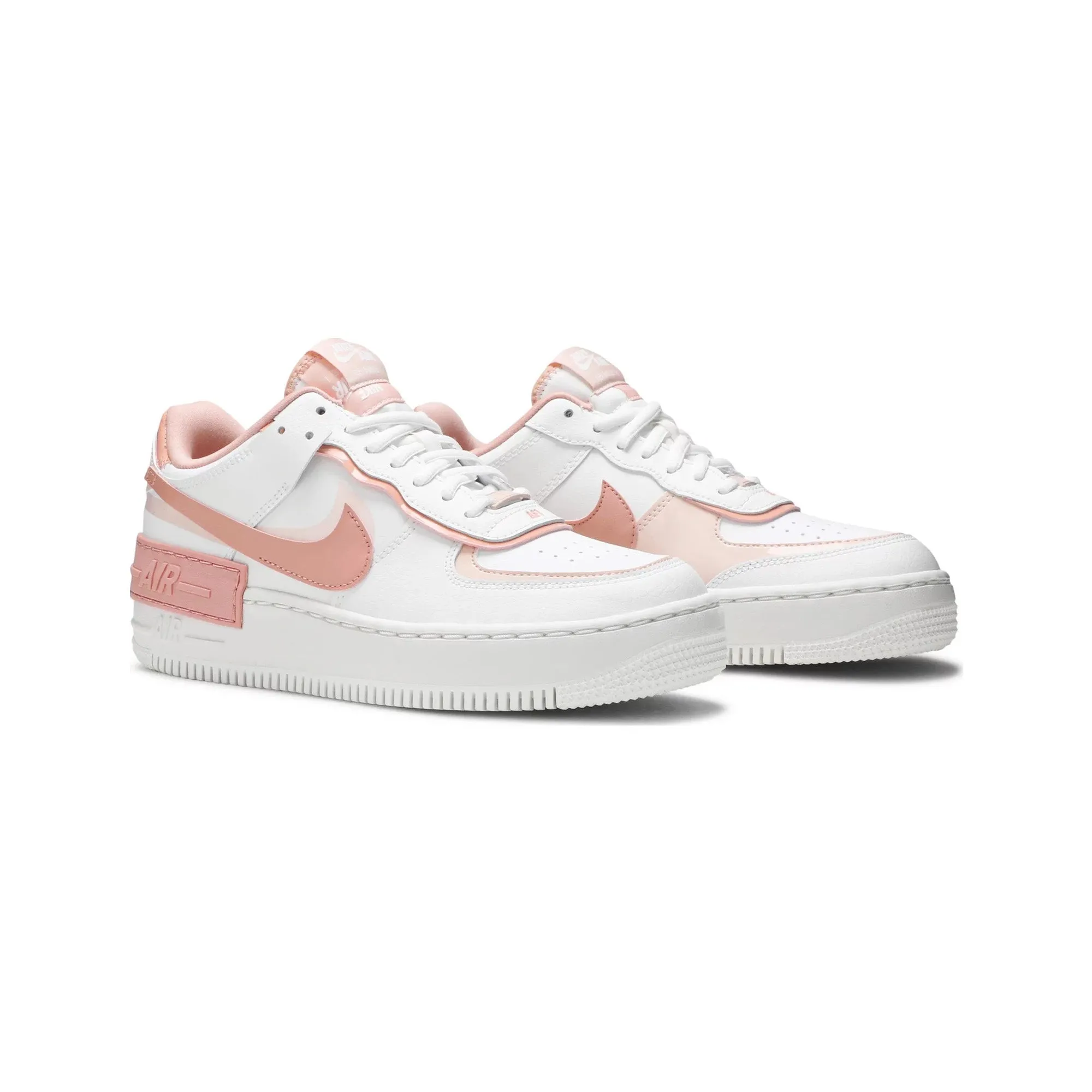 Supportive Nike Air Force 1 Low Shadow 'White Coral Pink' Women's (2020)