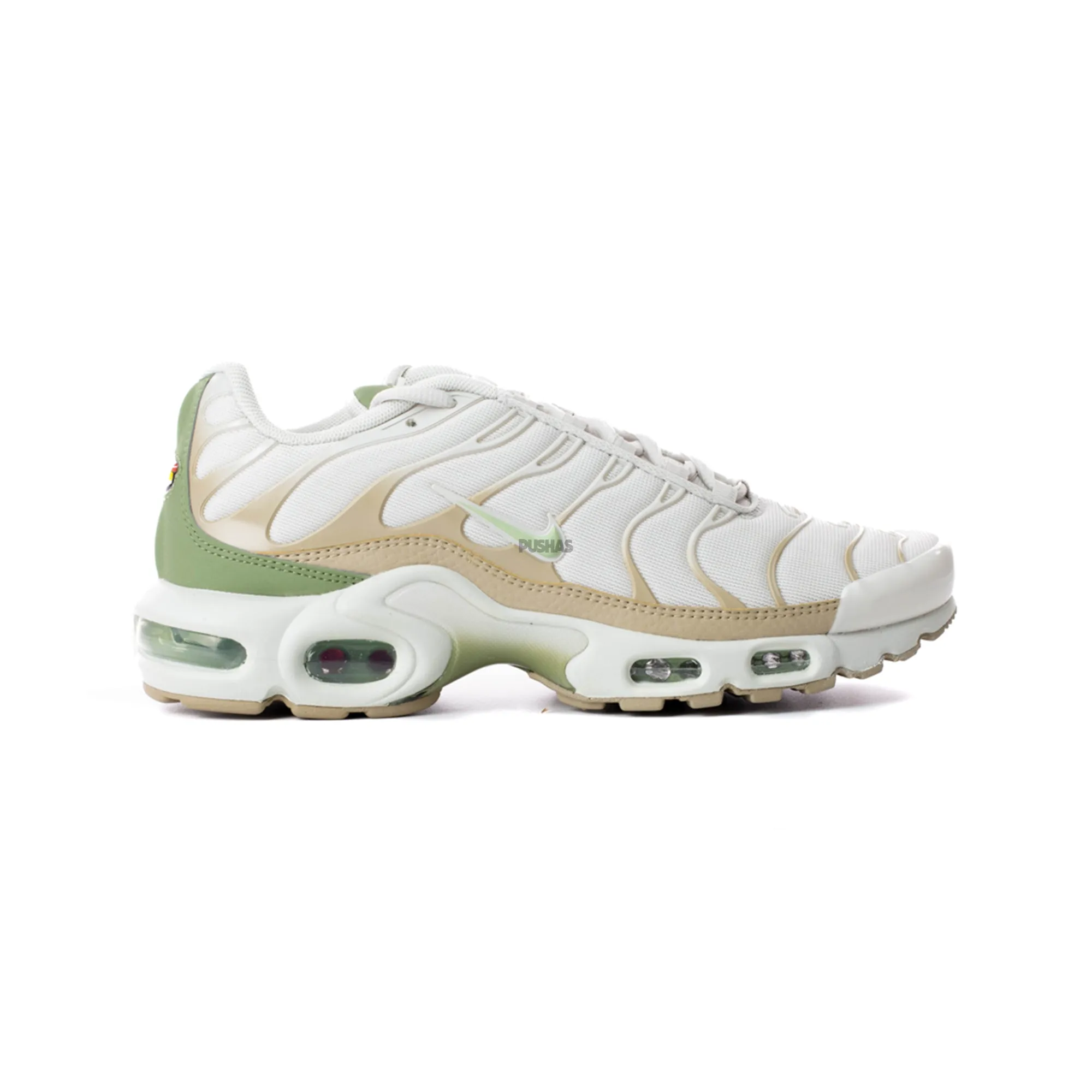 Every Step Street Glow Nike Air Max Plus TN 'Light Bone Honeydew Alligator' Women's (2022)