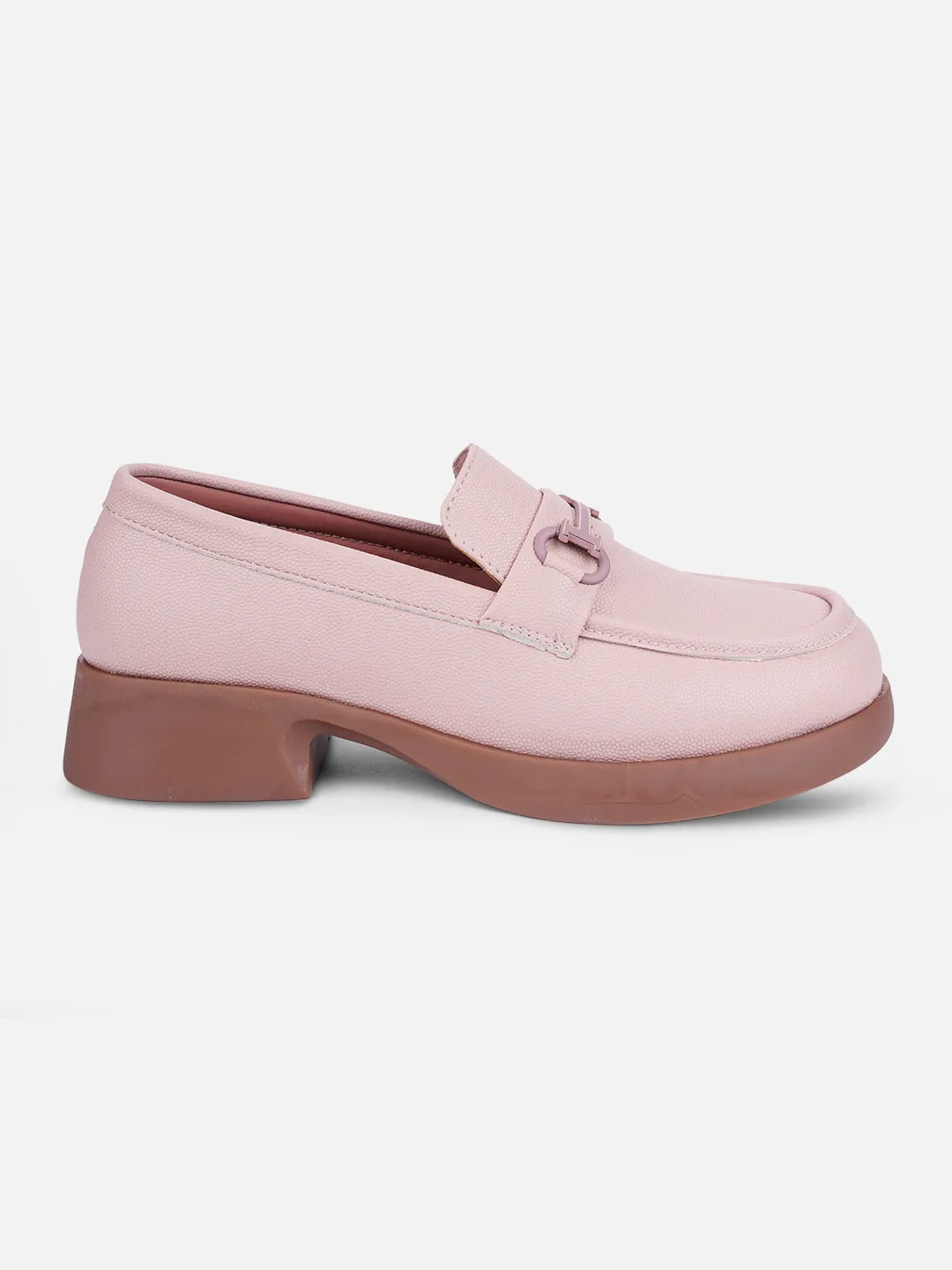 Women's Pink Block Heel Slip On (IU2004) Child Hike True Comfort