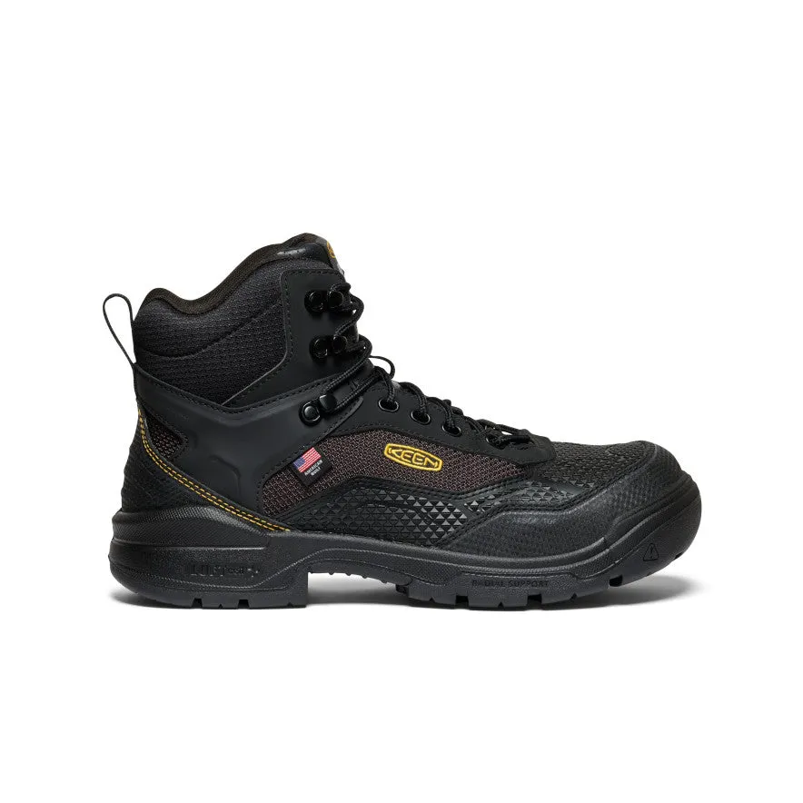 Happy Move Men's Stronglite Waterproof Boot (Carbon Toe)  |  Black/Black