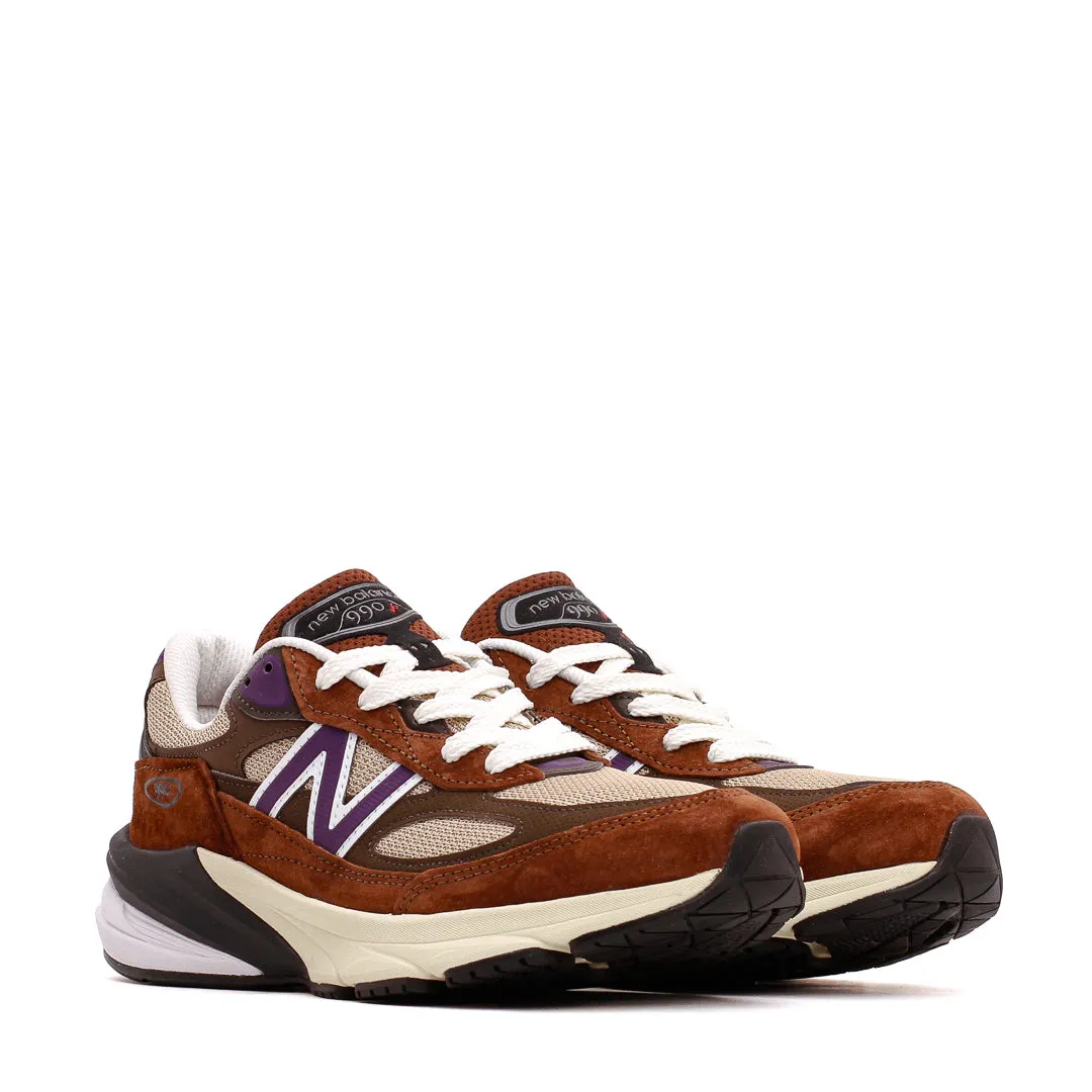 New Balance Unisex 990v6 Rich Oak Cosmic Grape U990OP6 Comfort Slope