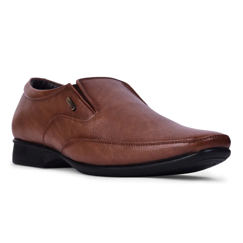 Success Shade Fortune Tan Formal Non Lacing Shoes For Men HOL-132E By Liberty