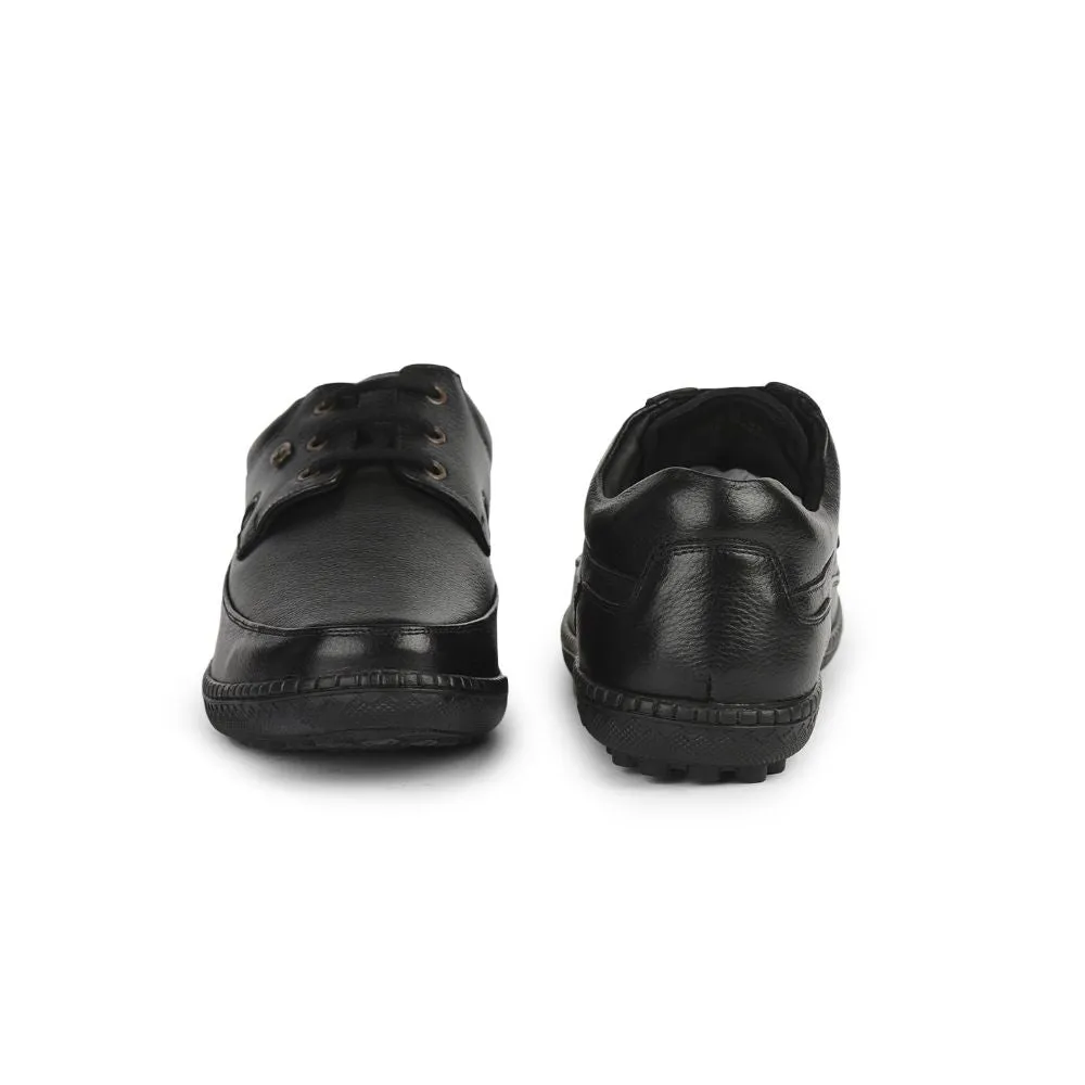 Soft Soles Healers Formal (Black) Lacing Shoes For Men ER-37 By Liberty