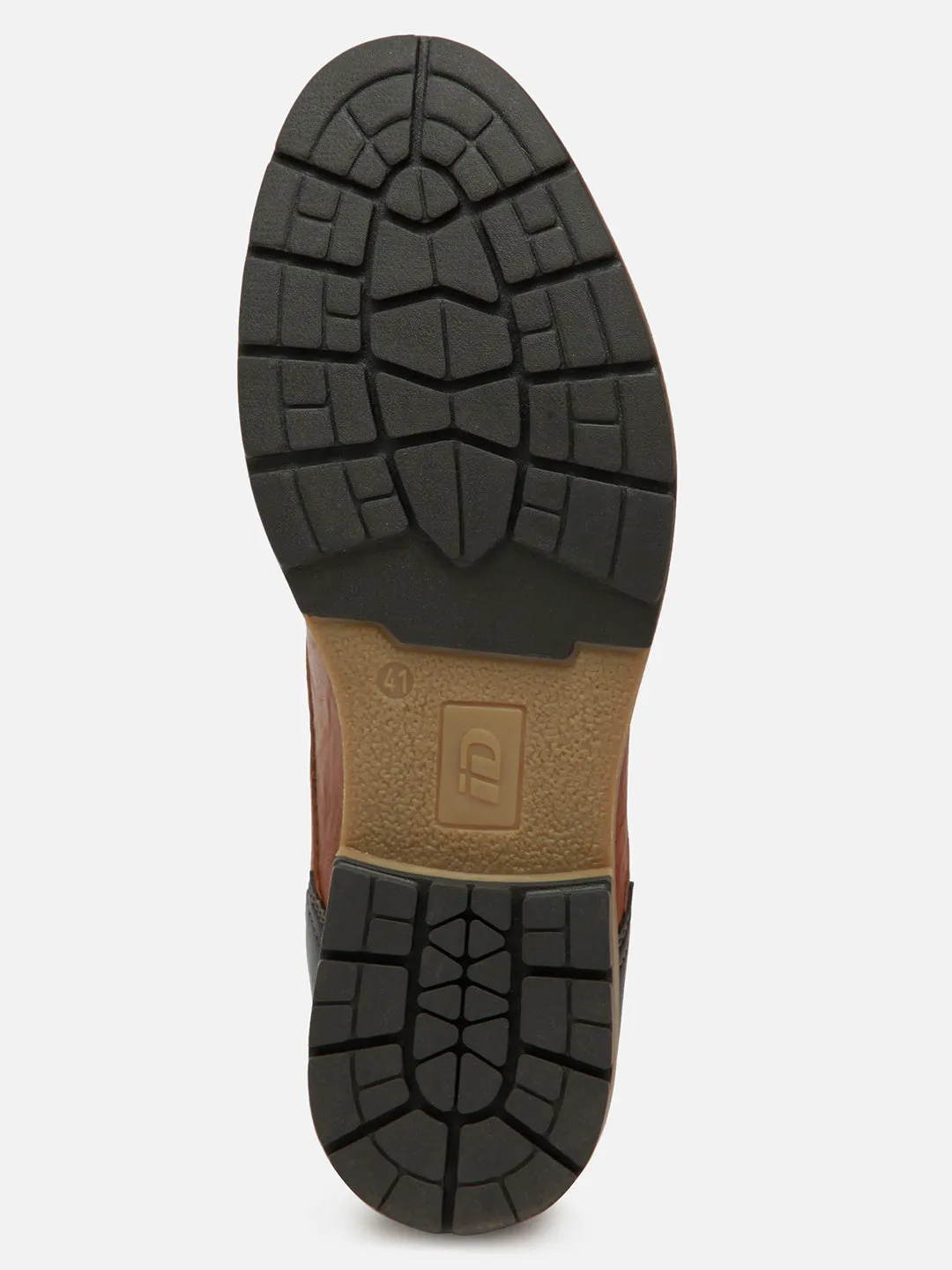 Men's Tan Round Toe Boot (IX1020) Street Edge Sole Soft