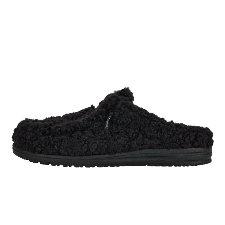 Wendy Slipper - Cozy Black/Black Style Goal