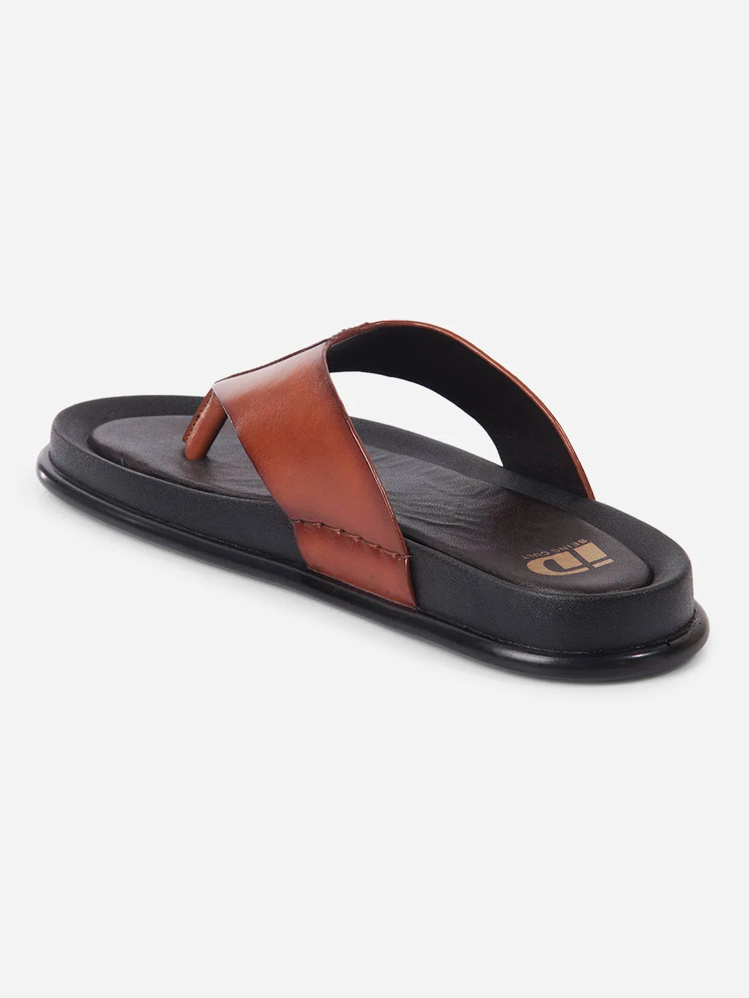 Men's Tan Thong Sandal (ID4268) All Terrain Health Focused Soft Lining