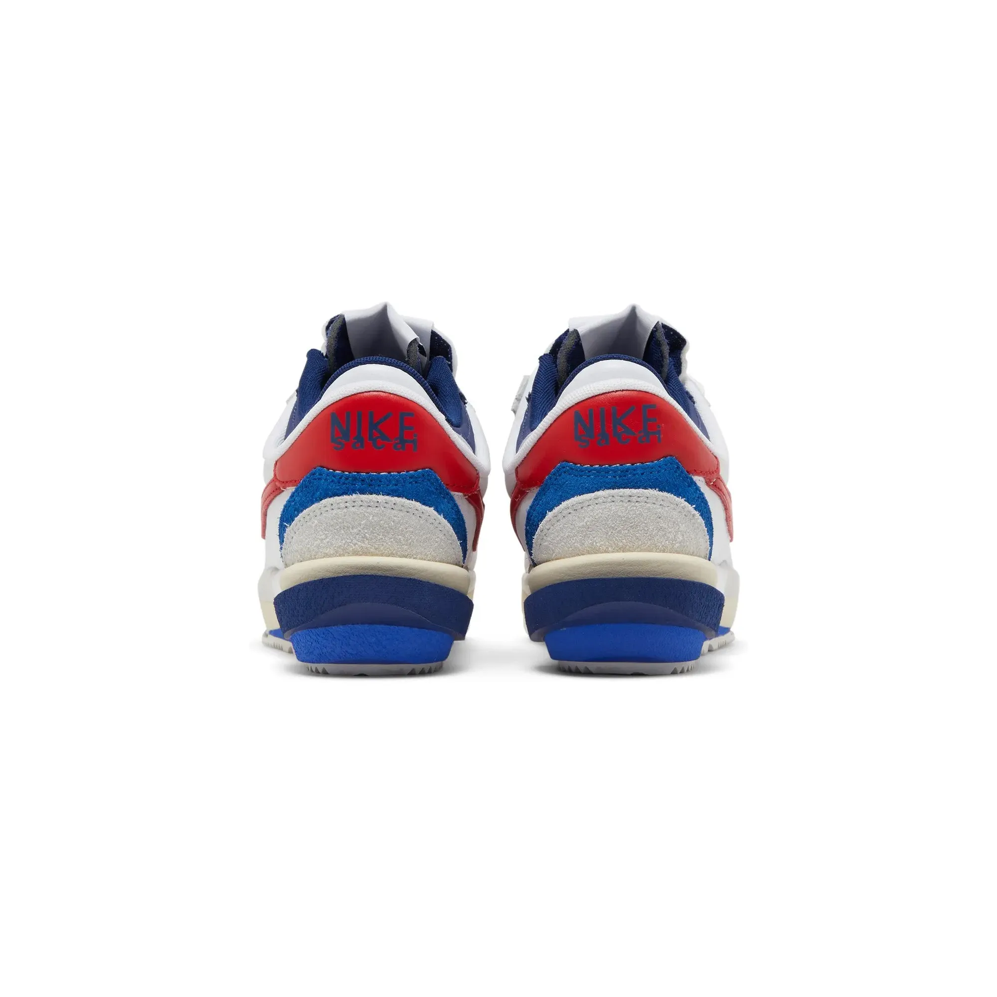 Nike Zoom Cortez SP x Sacai 'White University Red Blue' (2022) Sky View Peace Step