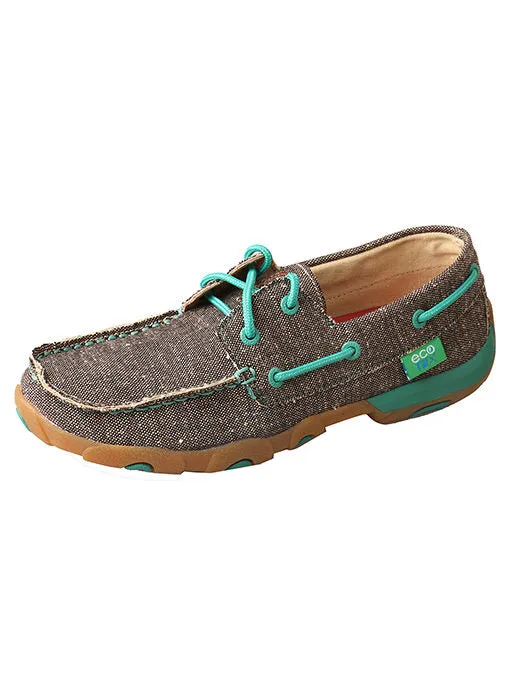 Moisture control ergonomic Twisted X Boat Shoe Ladies' Driving Moc