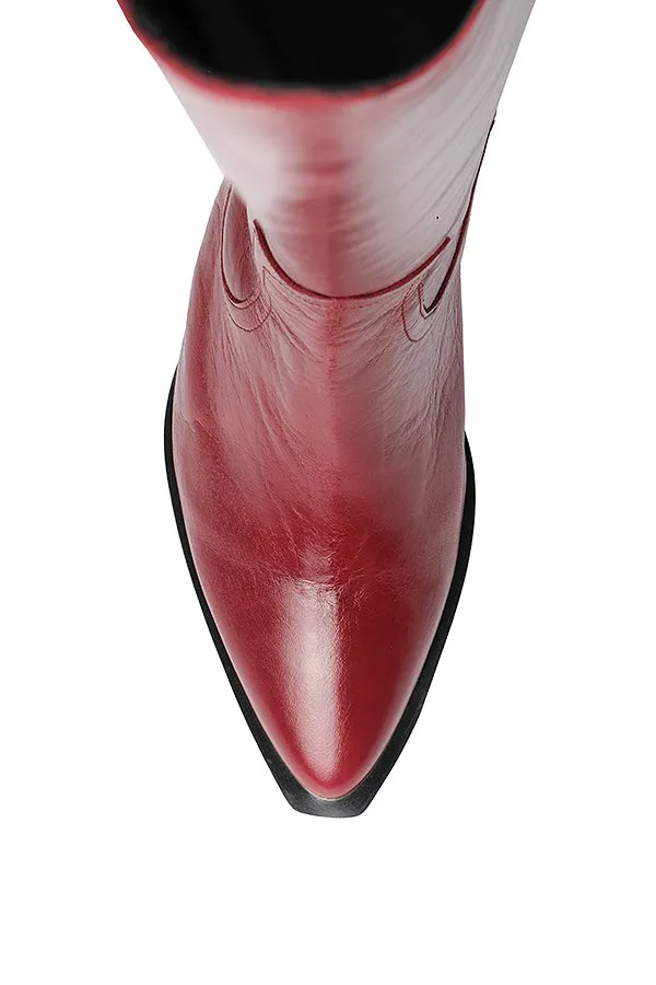 DAN MARPLE BURGUNDY Clean Lines Comfortable Stretch