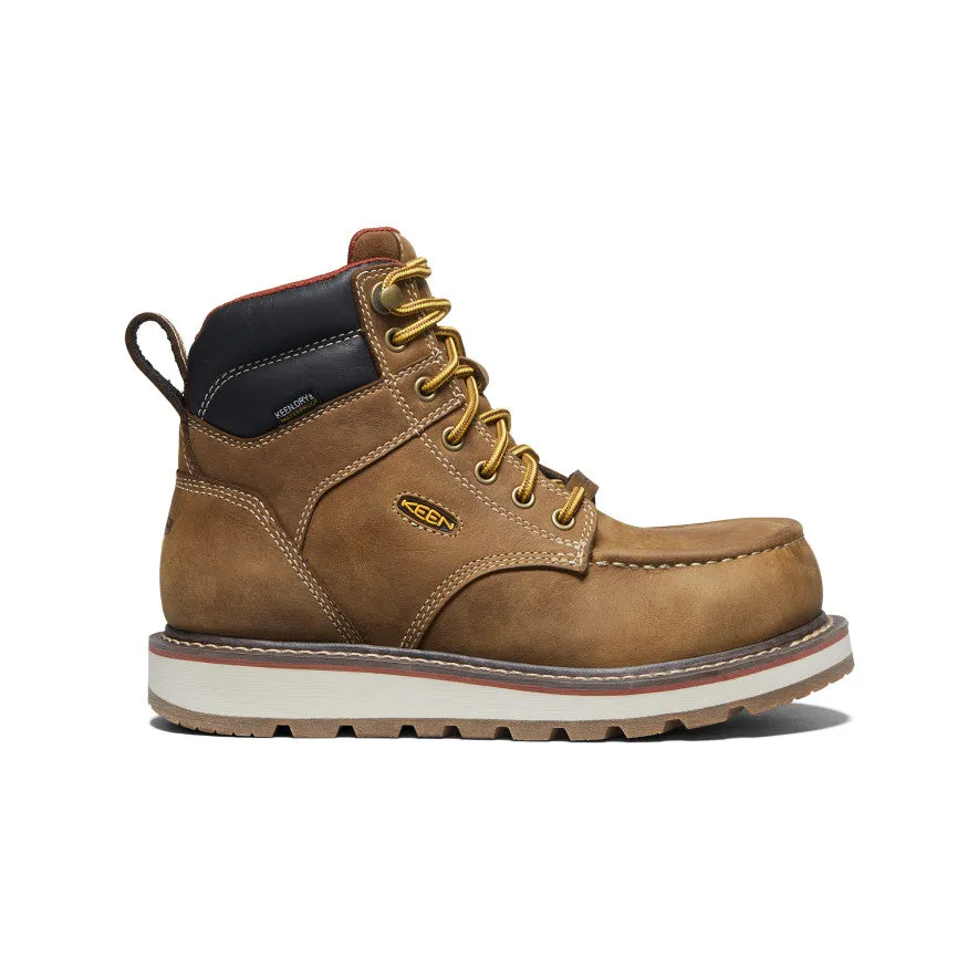 Women's Cincinnati 6" Waterproof Boot (Carbon Toe)  |  Belgian/Sandshell Simple Travel Shoes Breathable soles