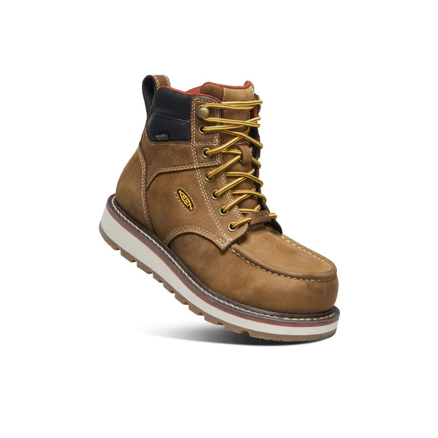 Women's Cincinnati 6" Waterproof Boot (Carbon Toe)  |  Belgian/Sandshell Indoor Maximum Durability