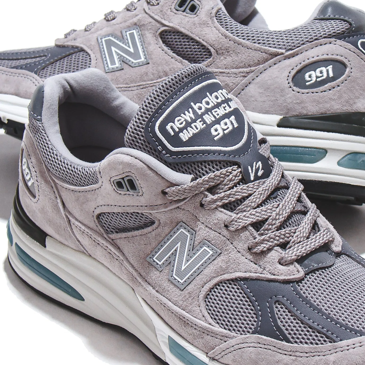 Sun Glow Foot Support New Balance Unisex 991v2 Rock Ridge Made In UK U991GL2