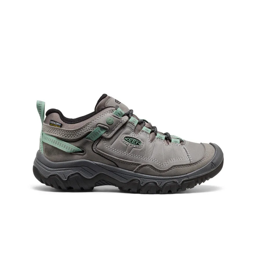 Multi Directional Flexibility Comfortable Women's Targhee IV Waterproof Hiking Shoe  |  Alloy/Granite Green