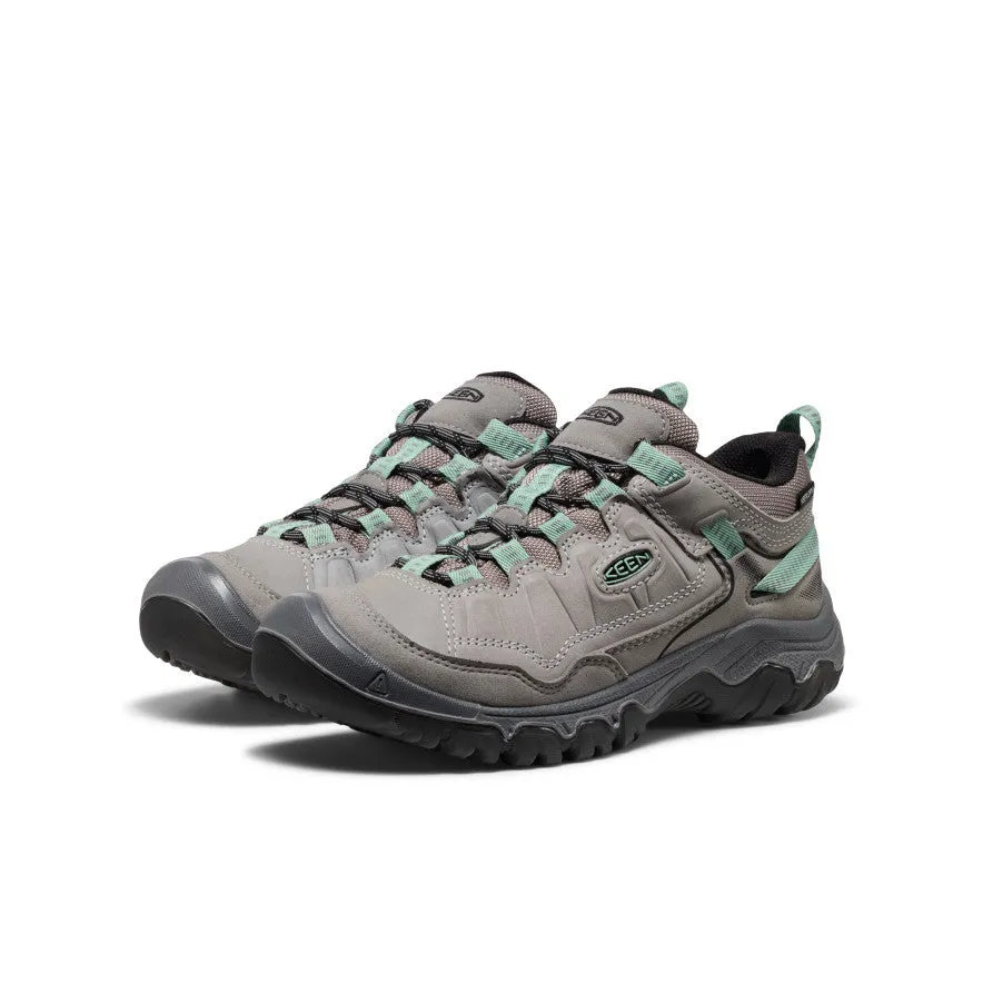 Women's Targhee IV Waterproof Hiking Shoe  |  Alloy/Granite Green Comfort Padding
