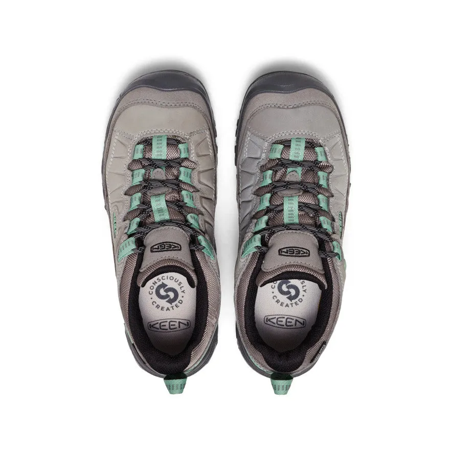 Woven material Relaxation Sandals Women's Targhee IV Waterproof Hiking Shoe  |  Alloy/Granite Green