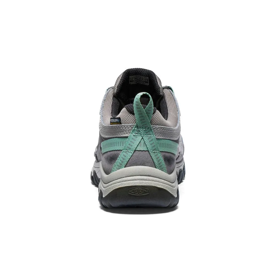 Shock absorption Functional Women's Targhee IV Waterproof Hiking Shoe  |  Alloy/Granite Green