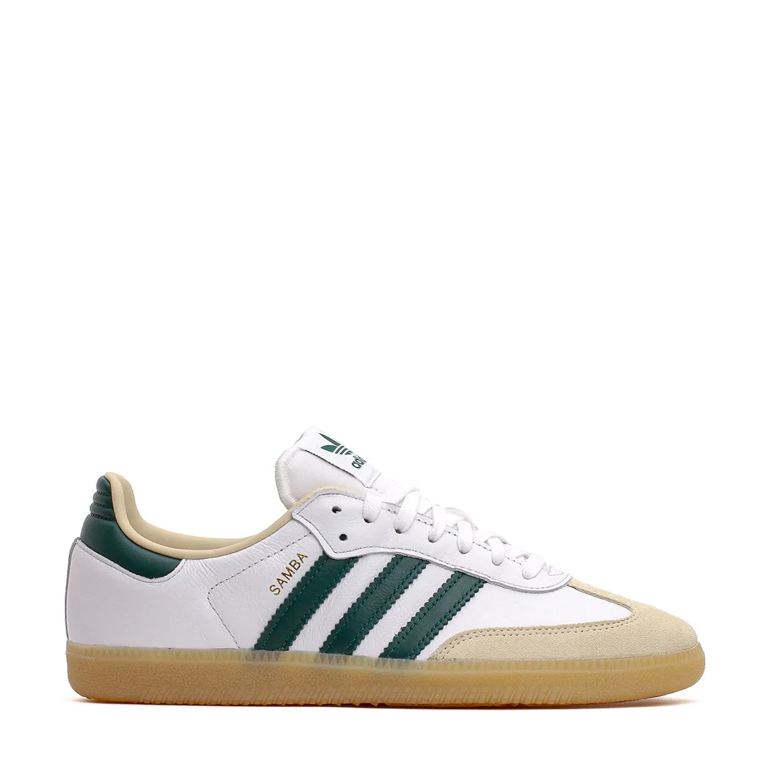 Quick Life Tech Glow Adidas Men Samba OG Cloud White Collegiate Green Gum JS3831