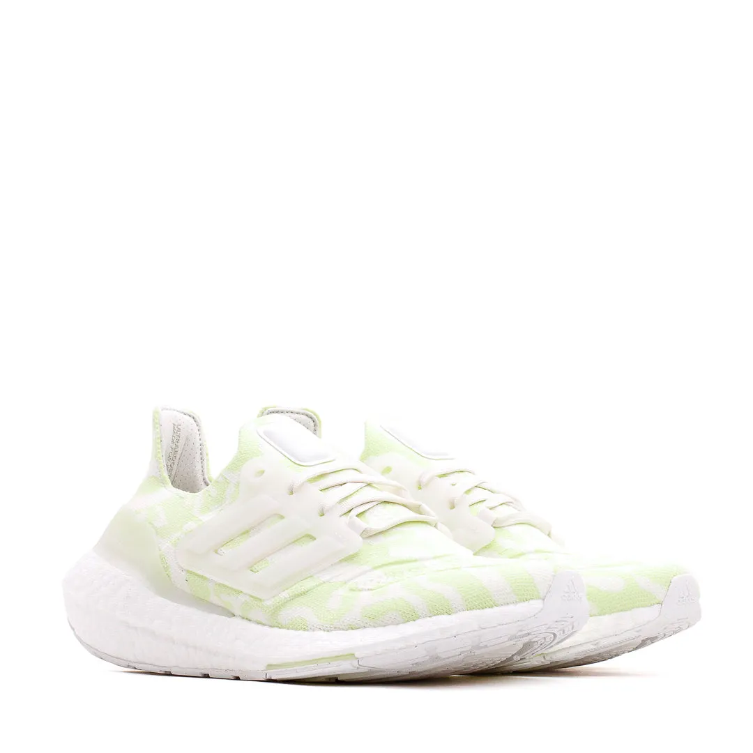 Scandi Clean Adidas Running Women Ultraboost 22 Yellow White GX6302
