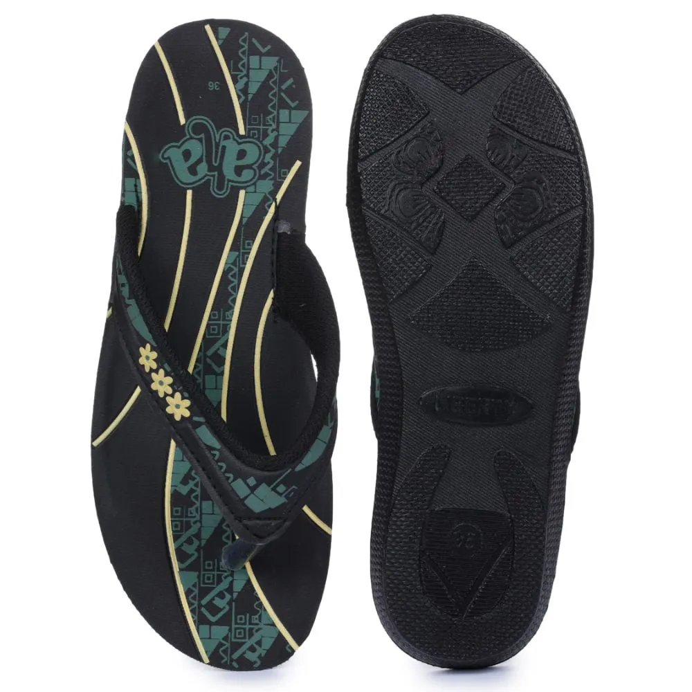 Sport Active All Weather Urban Walkers A-HA By Liberty BERLIN Women Casual Black Slippers